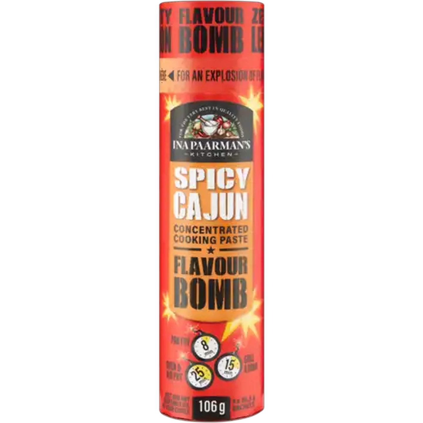 Image of Ina Paarman's Kitchen Spicy Cajun Flavour Bomb Concentrated Cooking Paste 106g