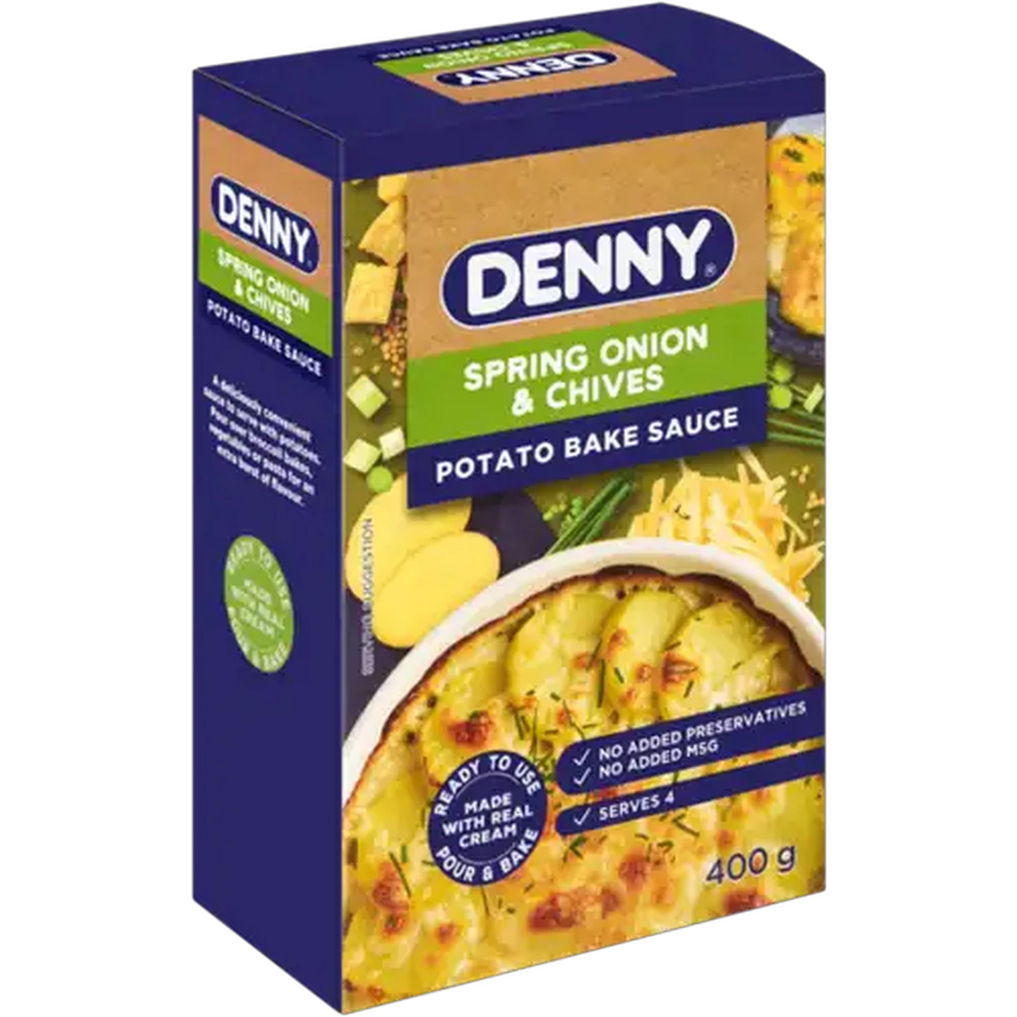 Image of DENNY Spring Onion & Chives Potato Bake Sauce 400g