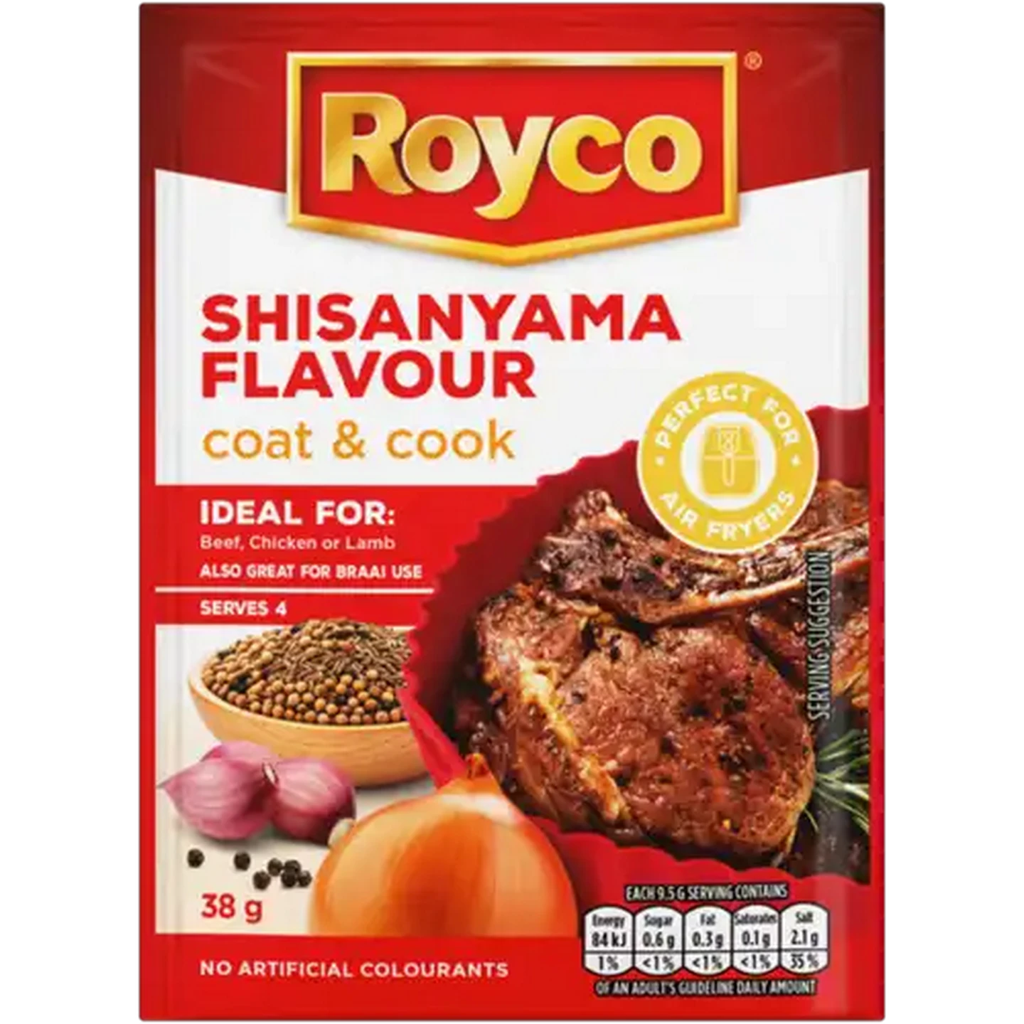 Image of Royco Shisanyama Flavour Coat & Cook 38g