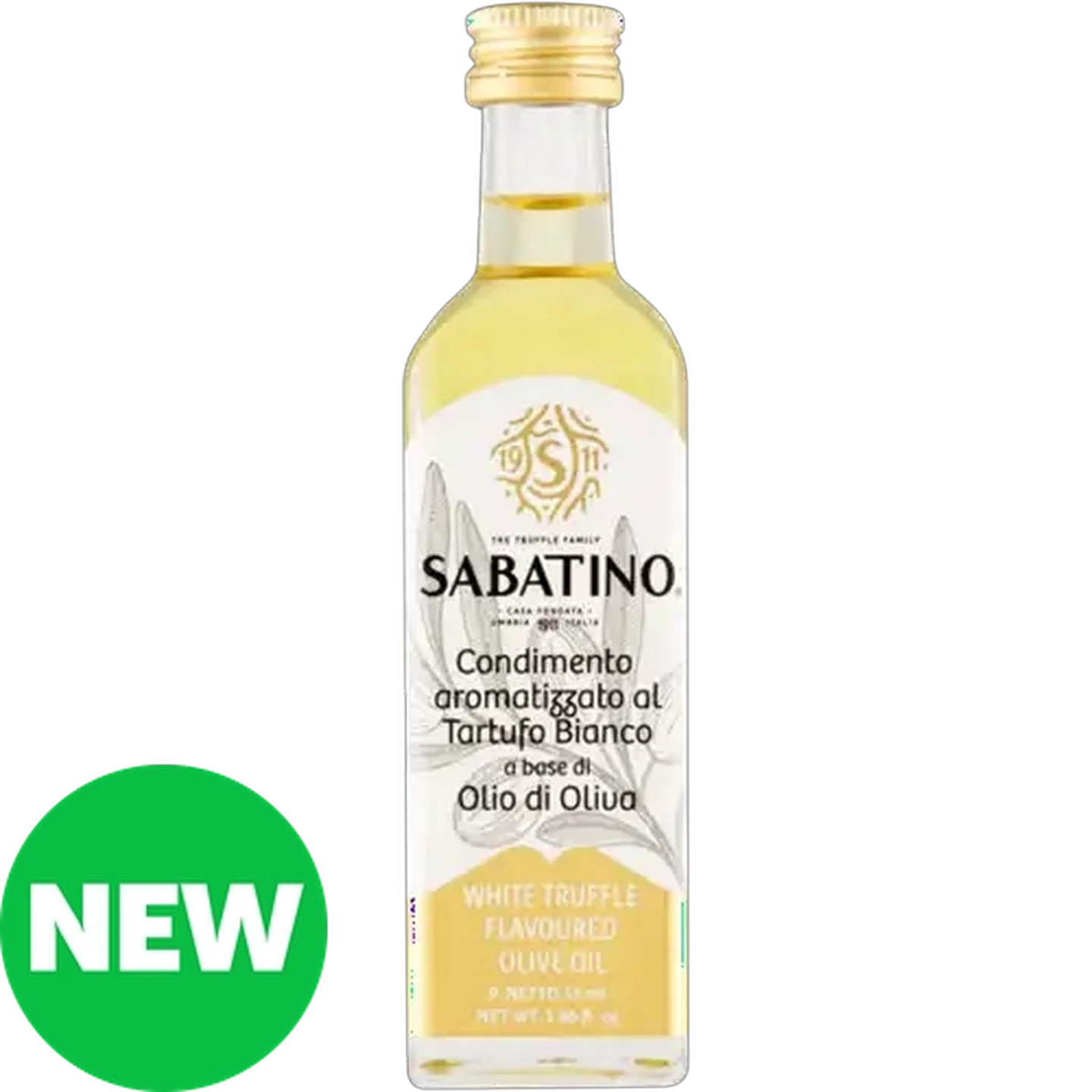 Image of Sabatino White Truffle Flavoured Olive Oil 55ml