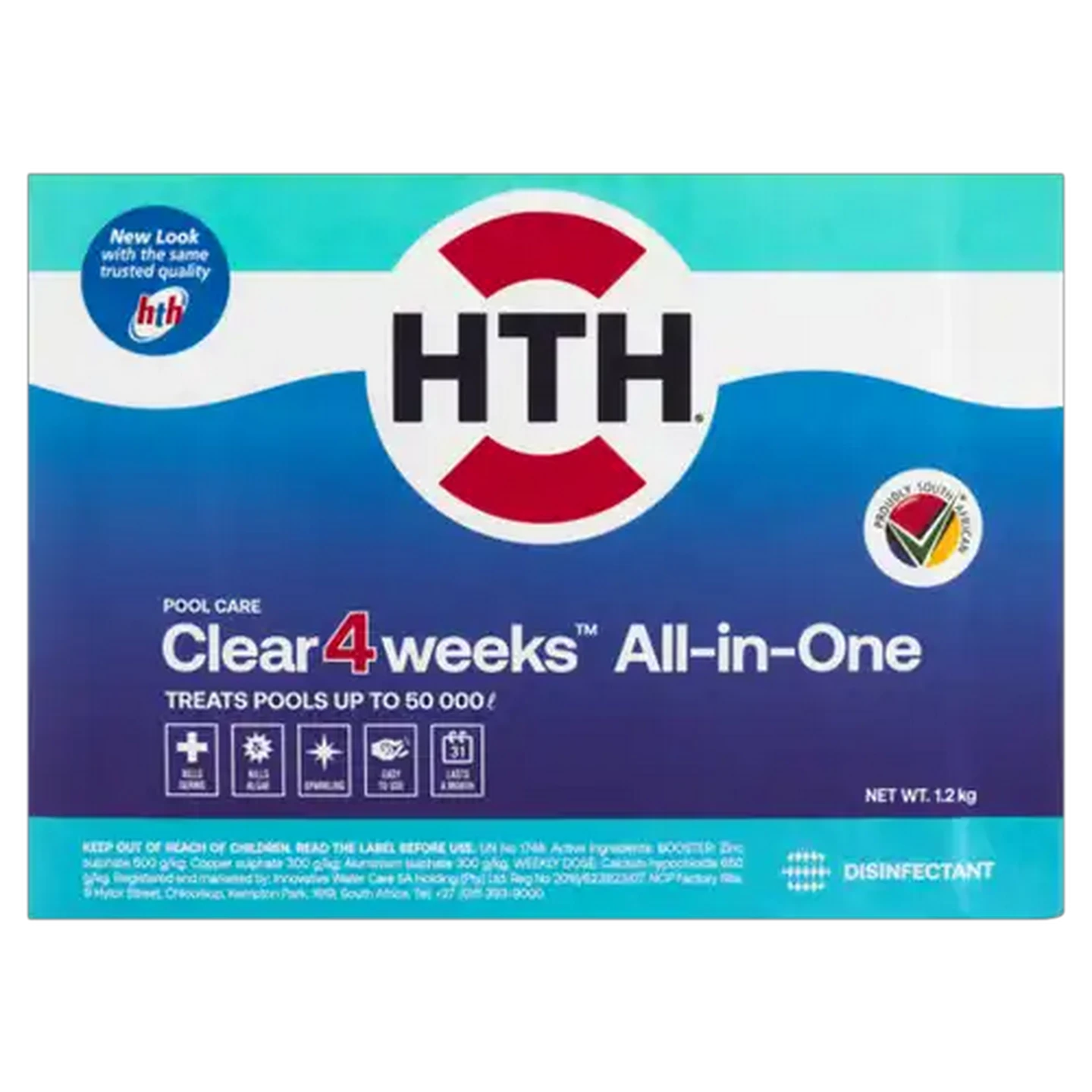 Image of HTH Clear-4-Weeks All-in-One Pool Cleaner 1.2kg