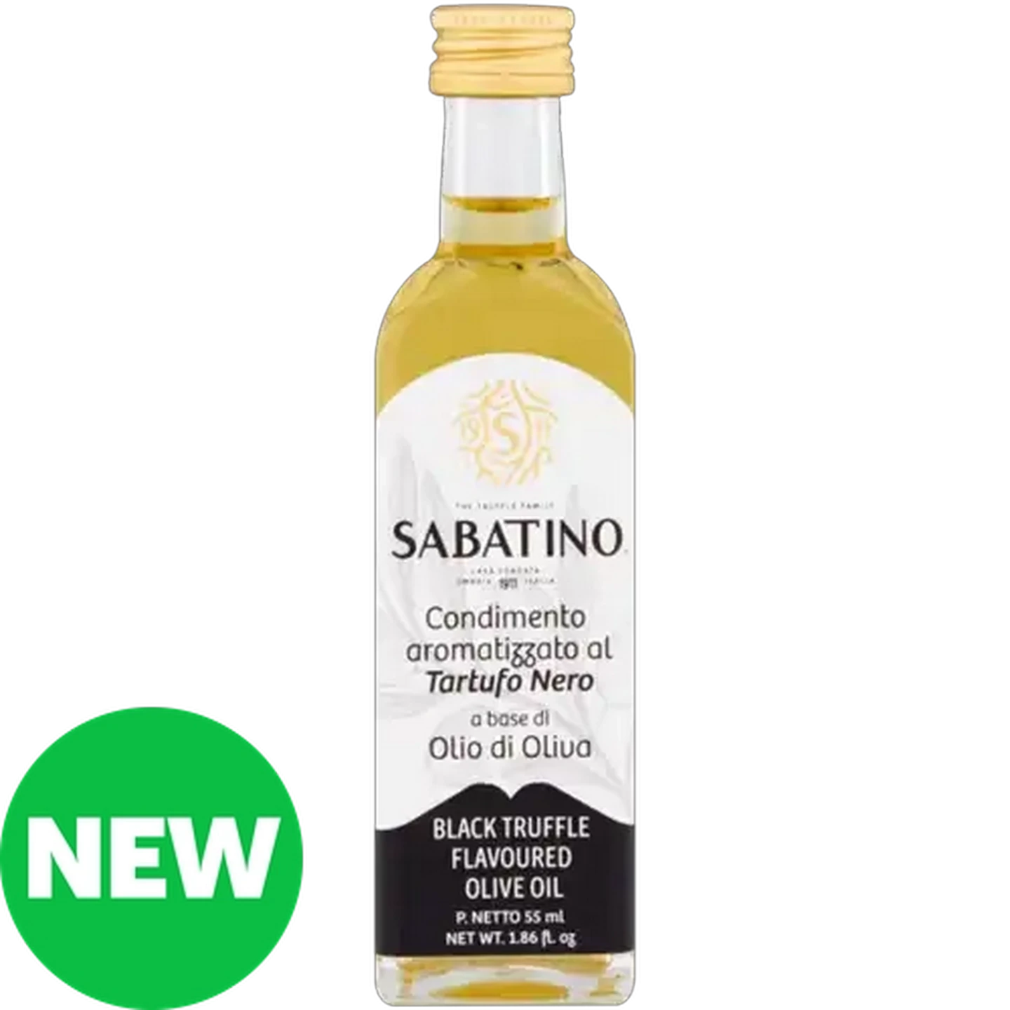 Image of Sabatino Black Truffle Flavoured Olive Oil 55ml