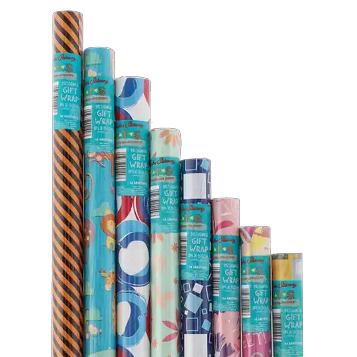 Image of Creative Stationery Designer Gift Wrap 1m x 50cm (Design May Vary)