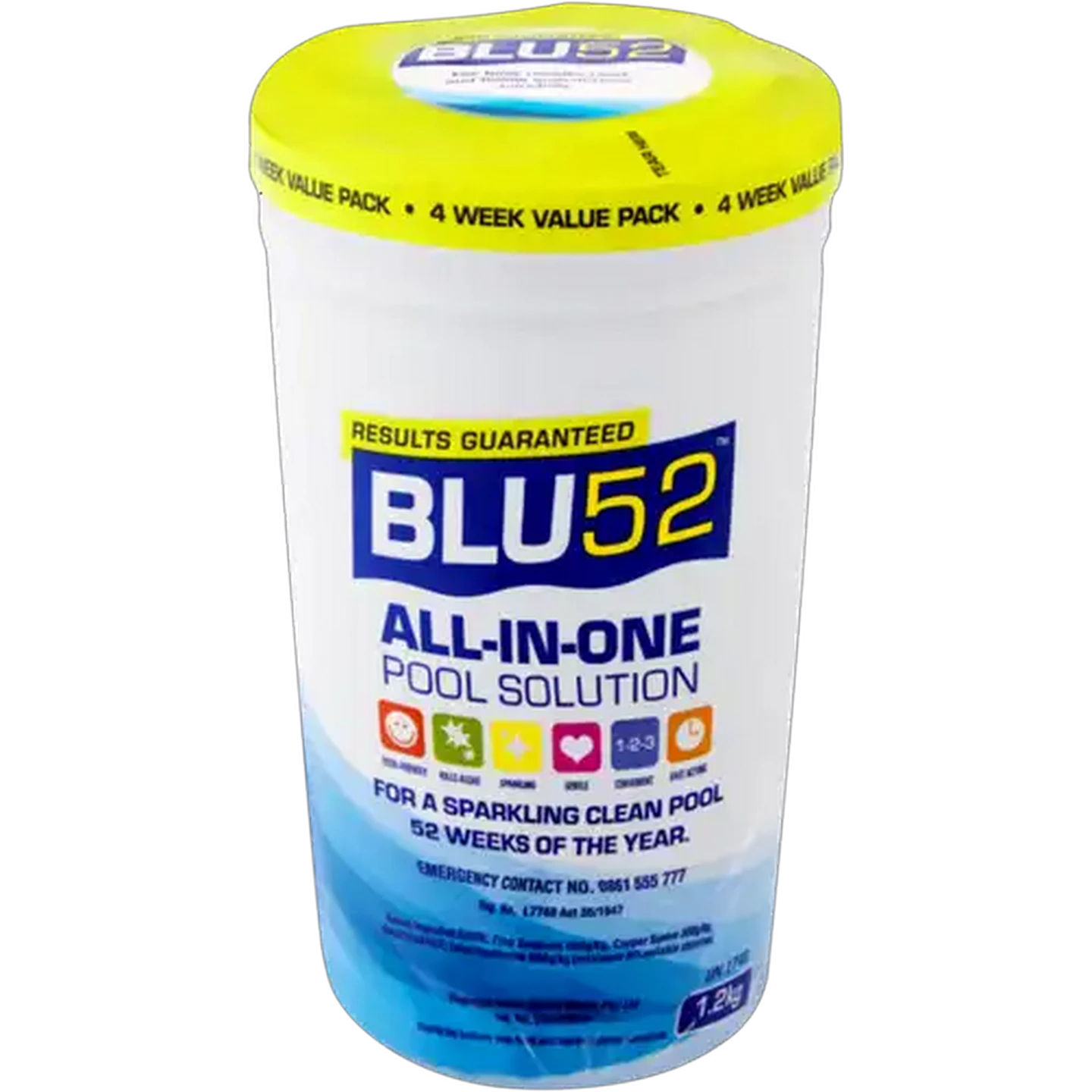 Image of BLU52 All-in-One Pool Solution 1.2kg