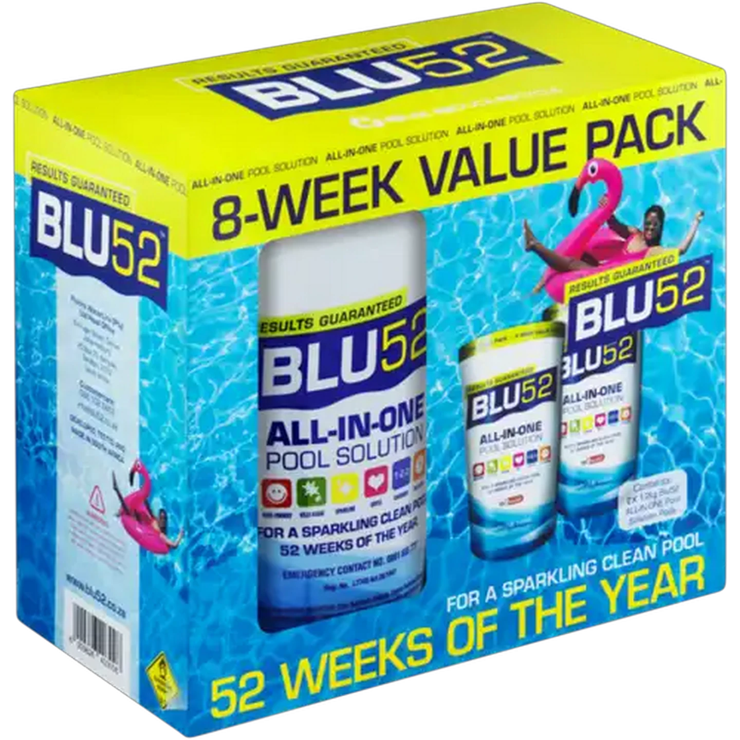 Image of BLU52 All-in-One Pool Solution Value Pack 2 x 1.2kg
