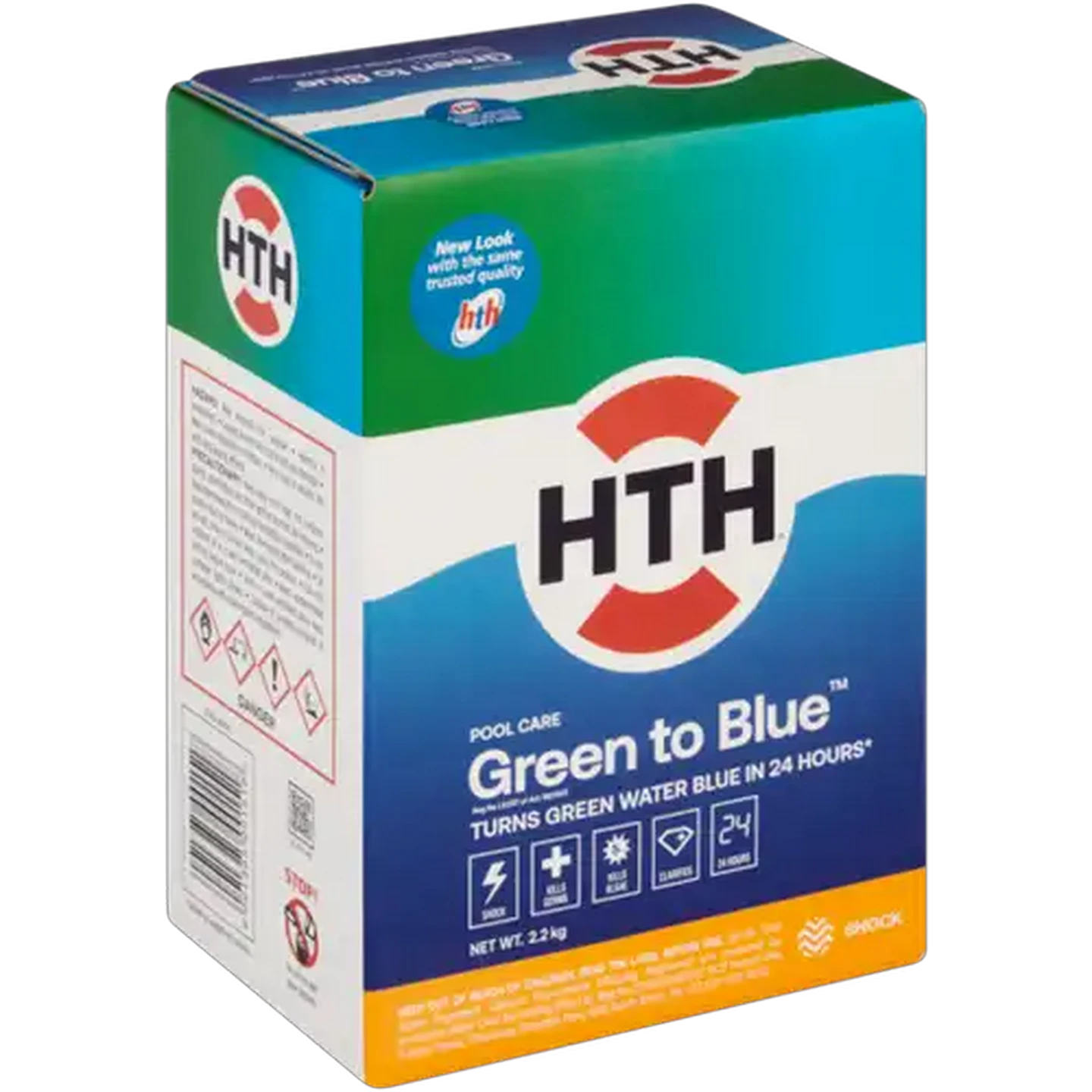 Image of HTH Green to Blue Chlorine Granules 2.2kg