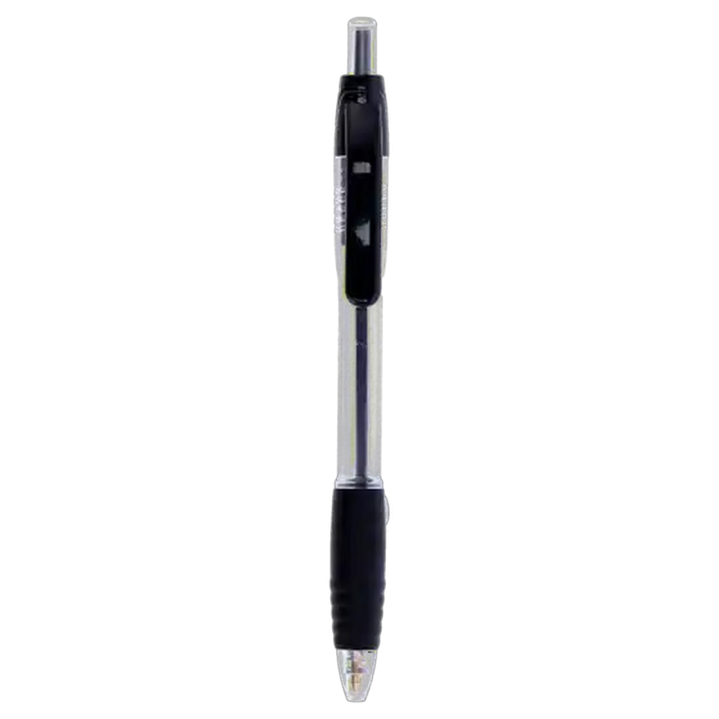 Image of Penflex Retractable Medium Point Black Ballpoint Grip Pen 1mm
