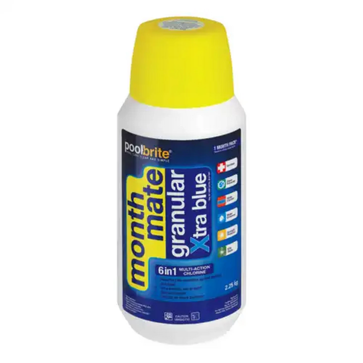Image of PoolBrite Month Mate 6-in-1 Xtra Blue Multi-Action Granular Chlorine 2.25kg