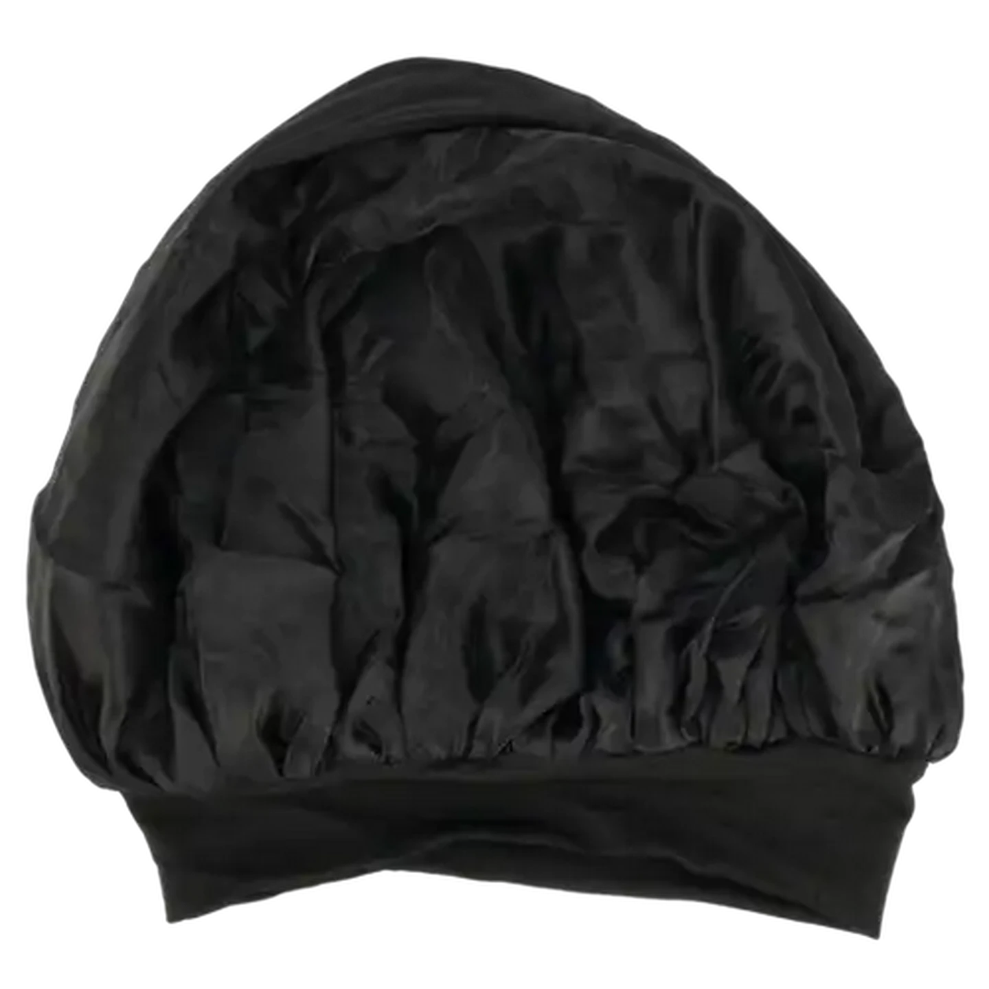 Image of Renew Black One-Size-Fits-All Double Lined Reversible Satin Cap