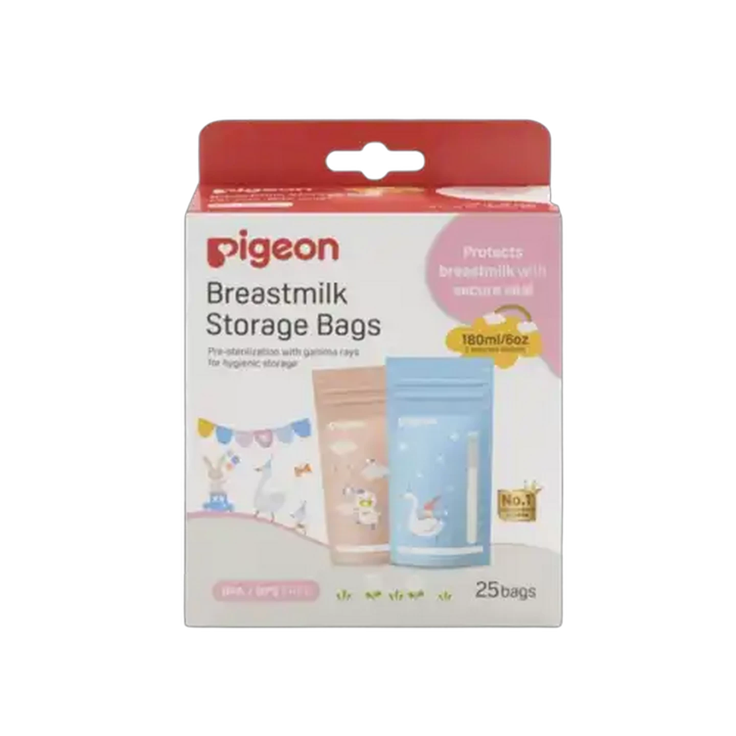 Image of Pigeon Breast Milk Storage Bags 25-Pack