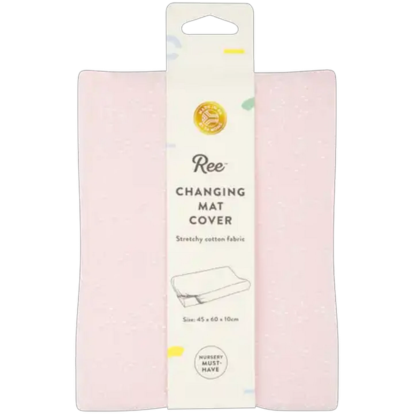 Image of Ree Pink Changing Mat Cover