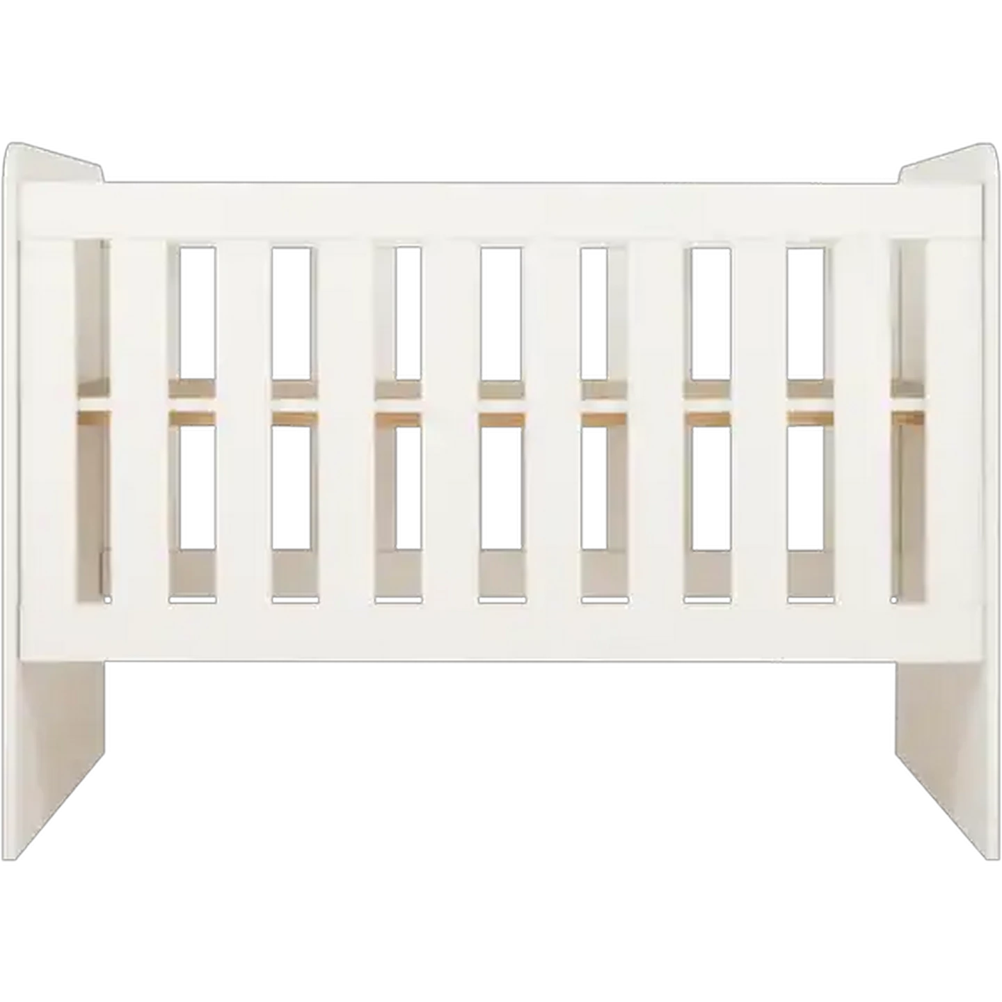 Image of Little Me White Basic Wooden Cot