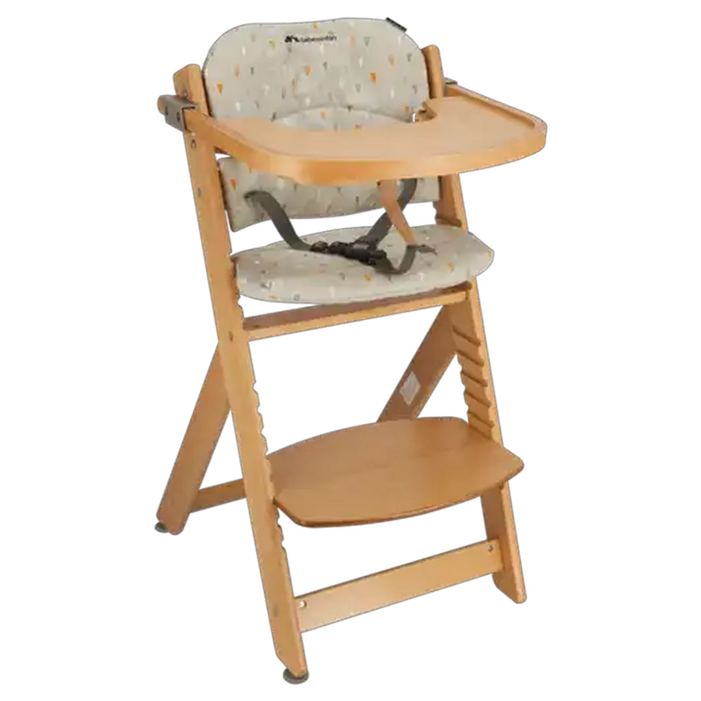 Image of Bebeconfort Timba Wooden High Chair & Cushion