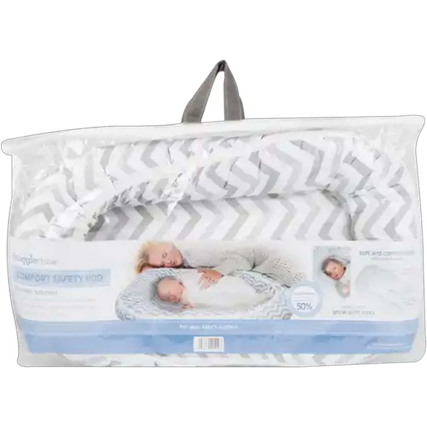 Image of Snuggletime Grey & White Comfort Safety Pod
