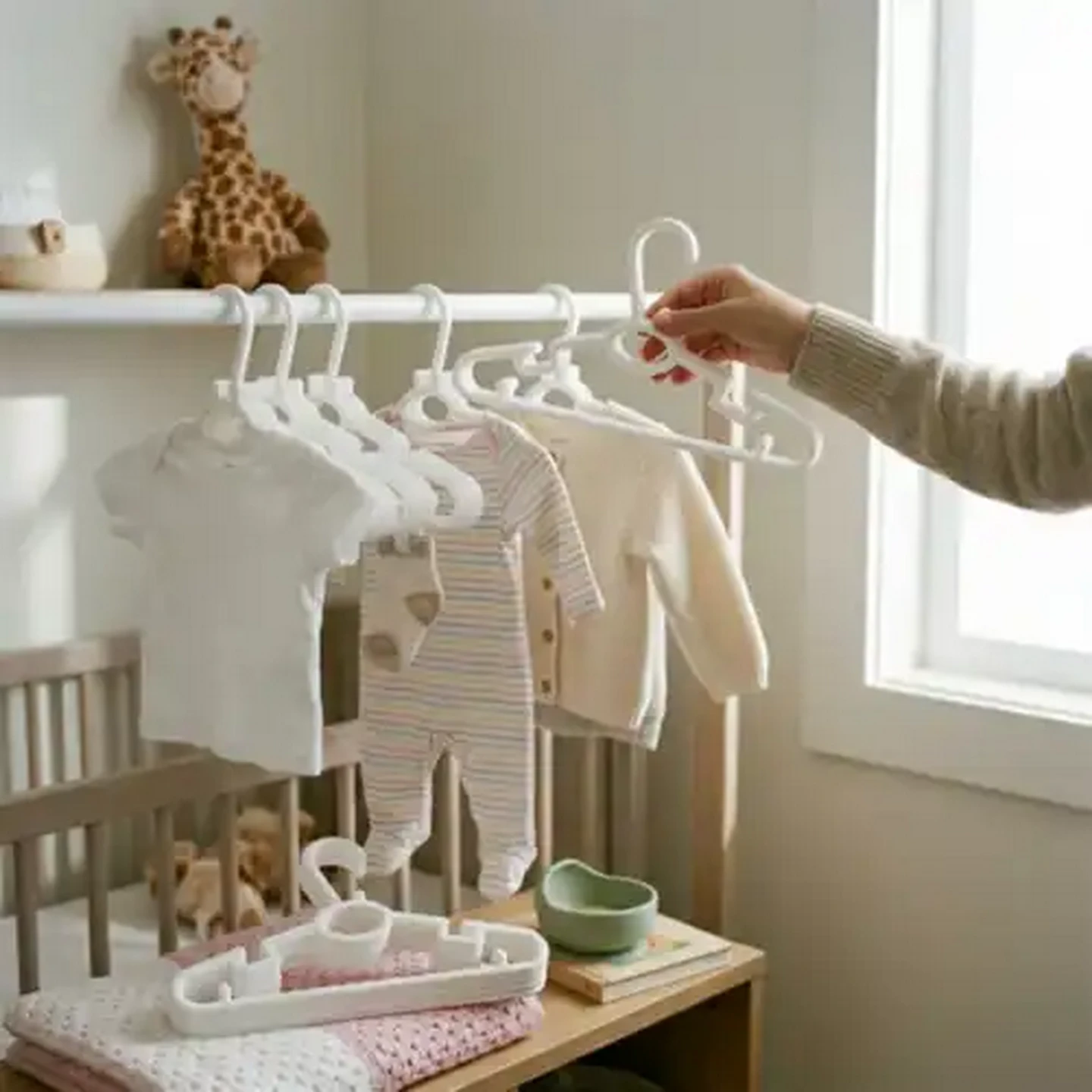 Image of Jolly Tots Baby Hangers 10-Pack (Colour May Vary)​​