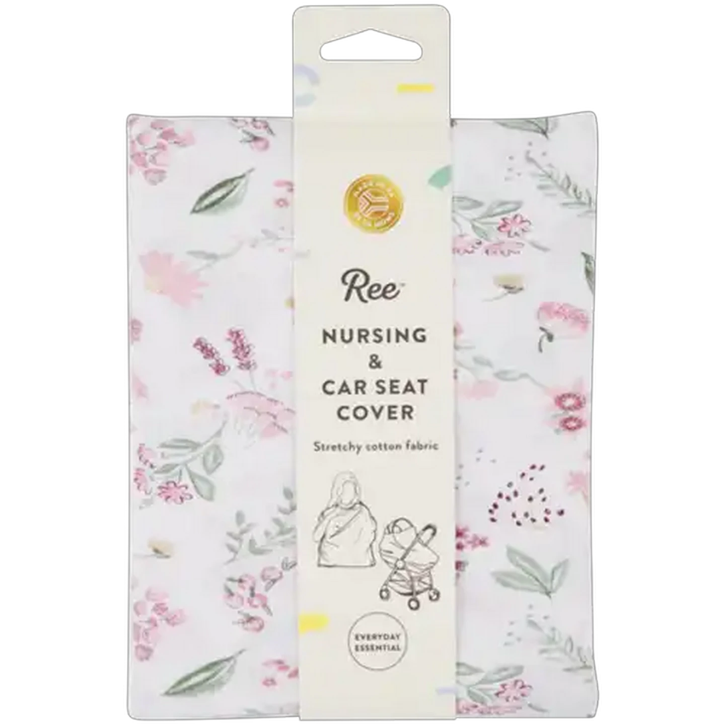 Image of Ree Pink Nursing & Car Seat Cover