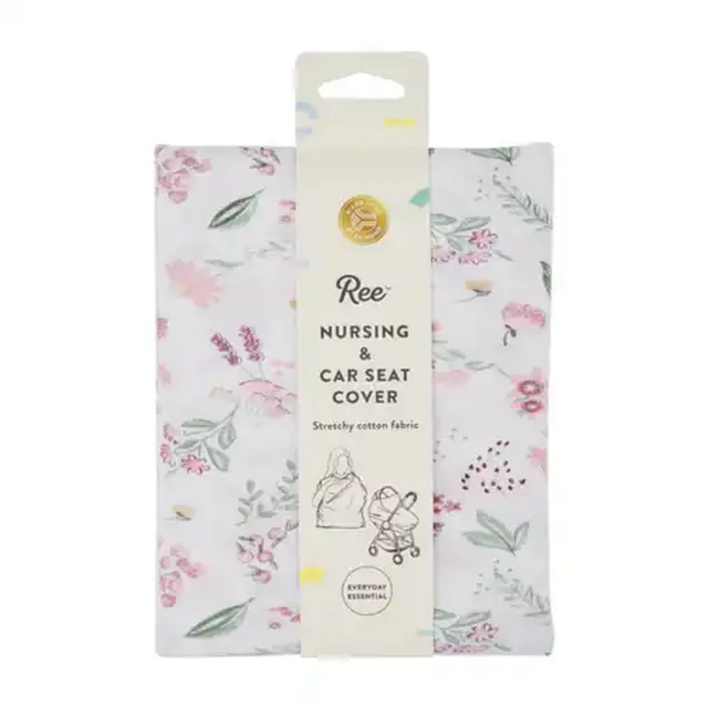 Image of Ree Pink Nursing & Car Seat Cover