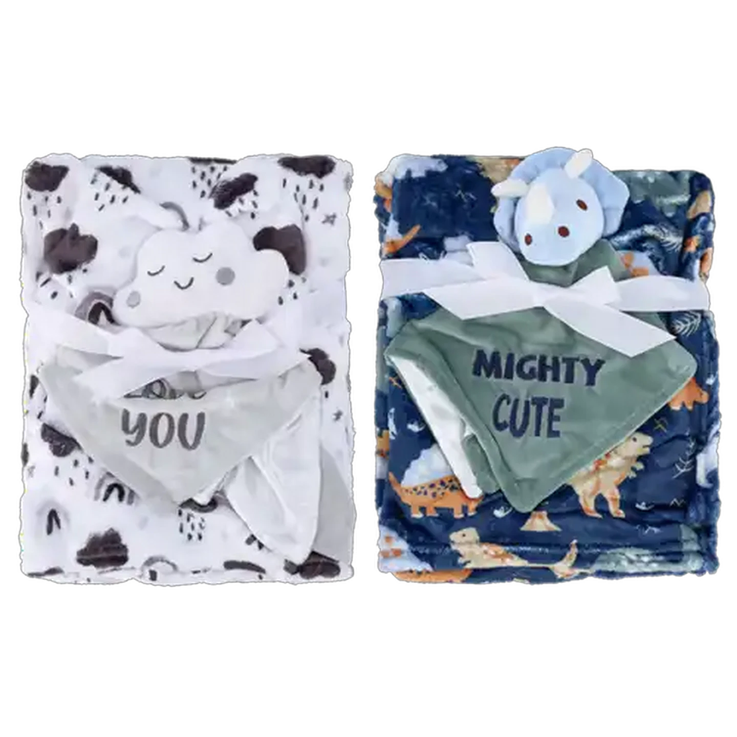 Image of Jolly Tots Basics Baby Comfort Blanket Gift Set (Colour May Vary)