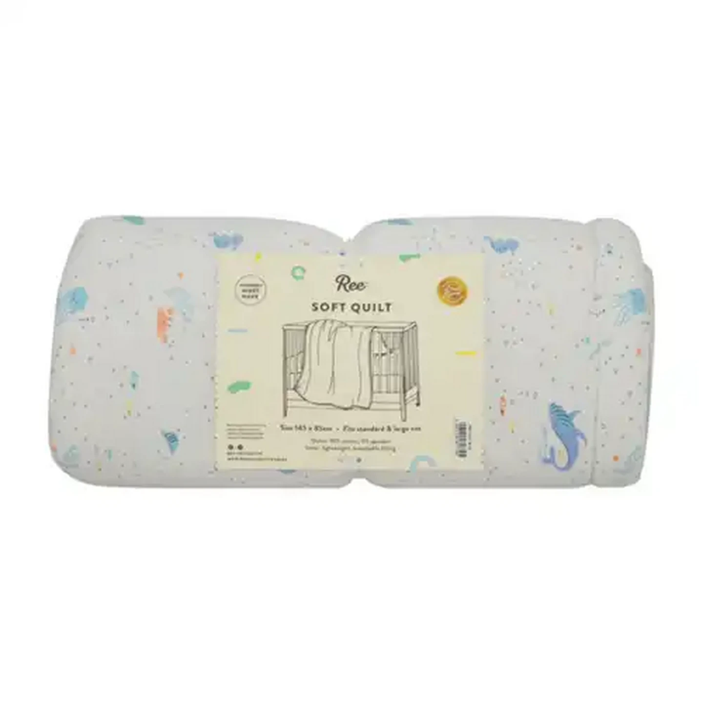Image of Ree Blue Soft Quilt 145 x 85cm