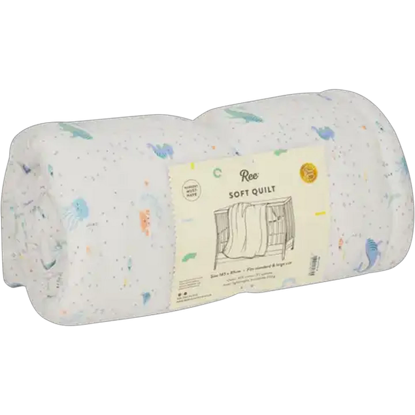Image of Ree Blue Soft Quilt 145 x 85cm