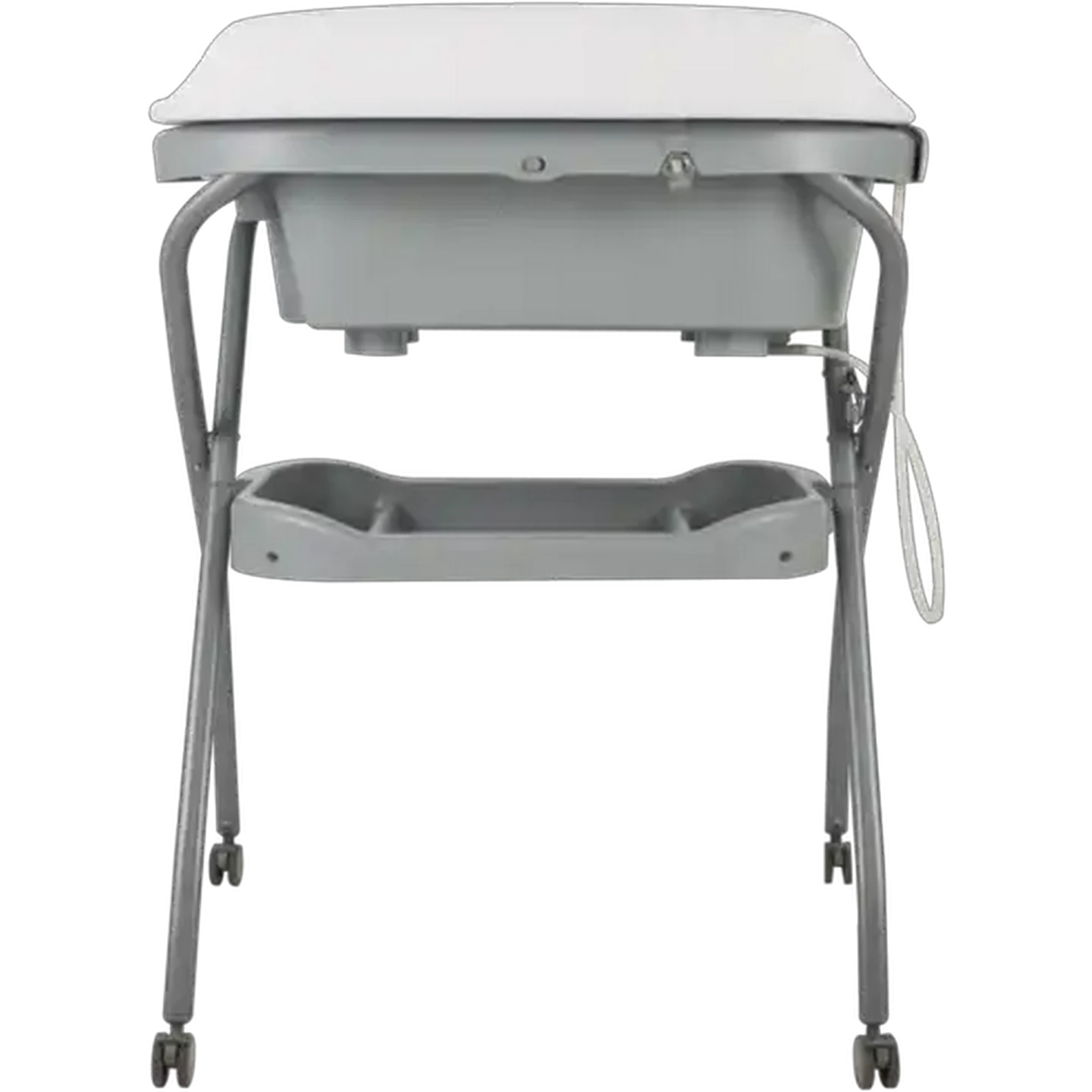 Image of Little Me Grey Baby Bath With Stand