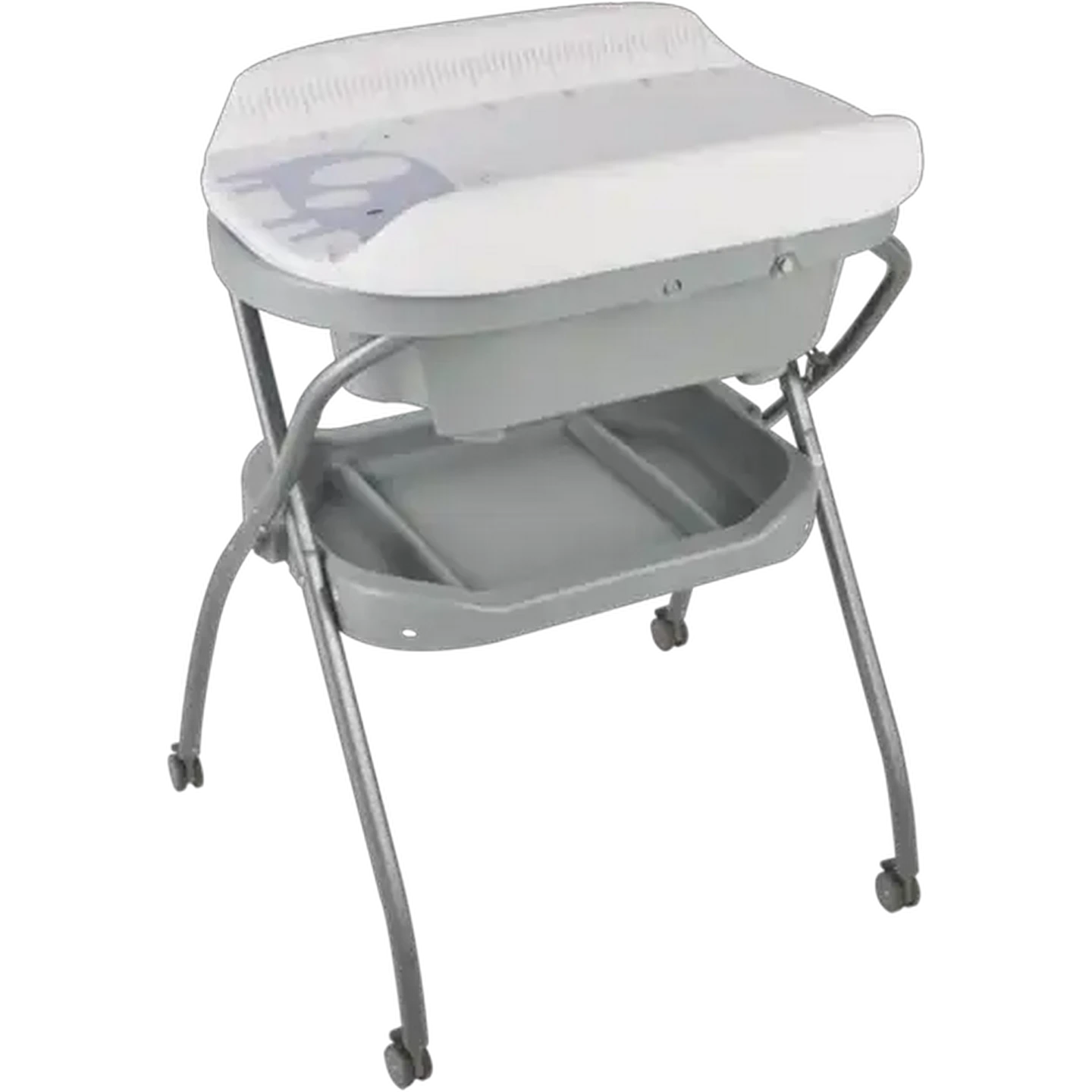 Image of Little Me Grey Baby Bath With Stand