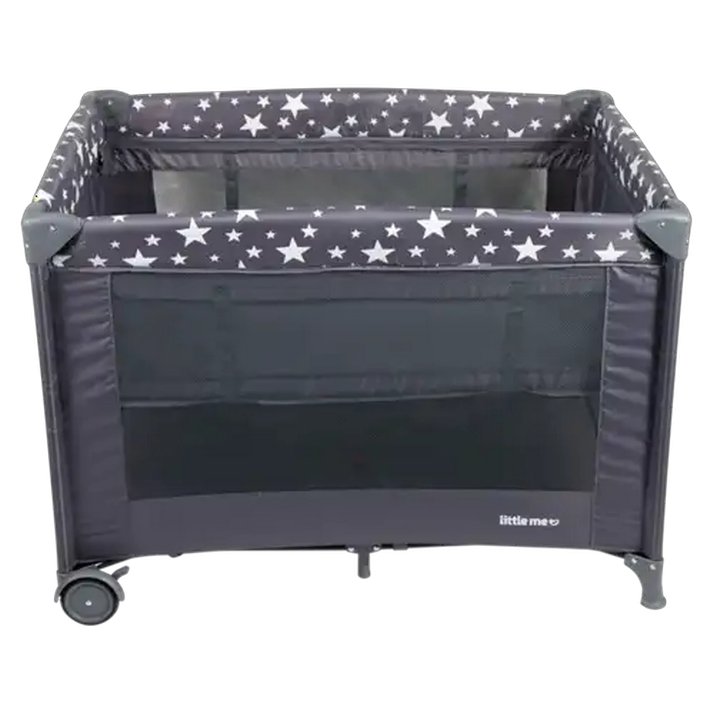 Image of Little Me Camp Cot With Bassinet 0+ Months (Colour May Vary)