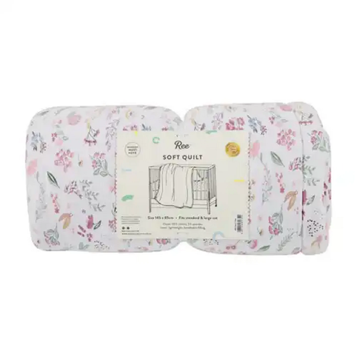 Image of Ree Pink Soft Quilt 145 x 85cm