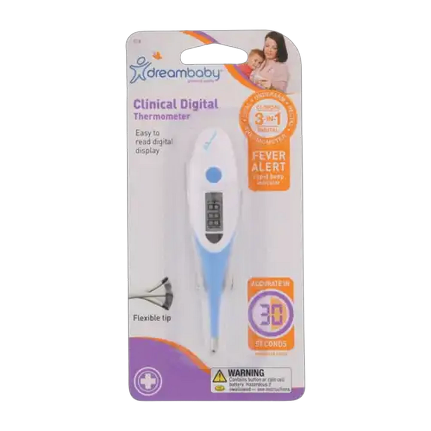 Image of Dreambaby 3-In-1 Clinical Digital Thermometer (Type May Vary)