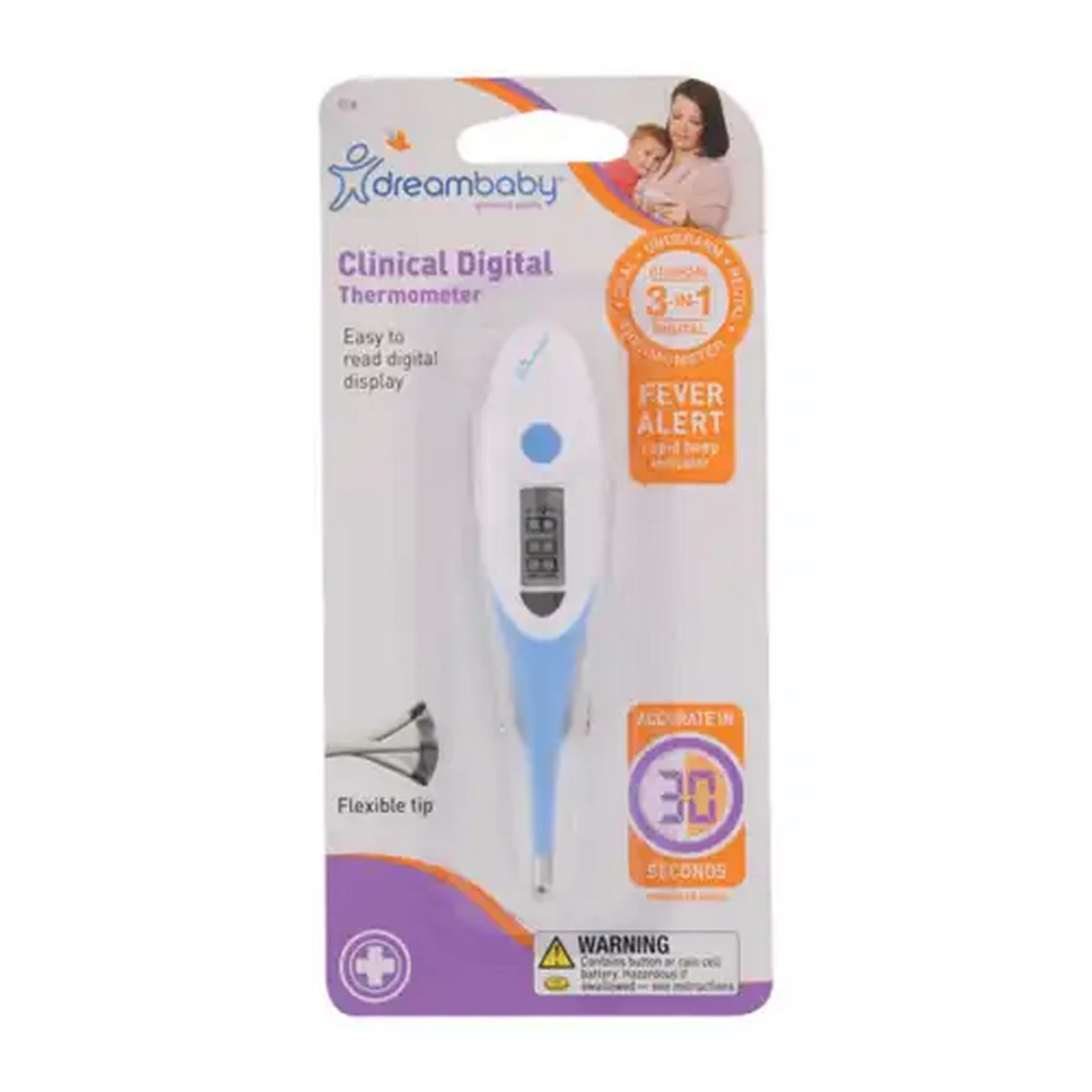 Image of Dreambaby 3-In-1 Clinical Digital Thermometer (Type May Vary)