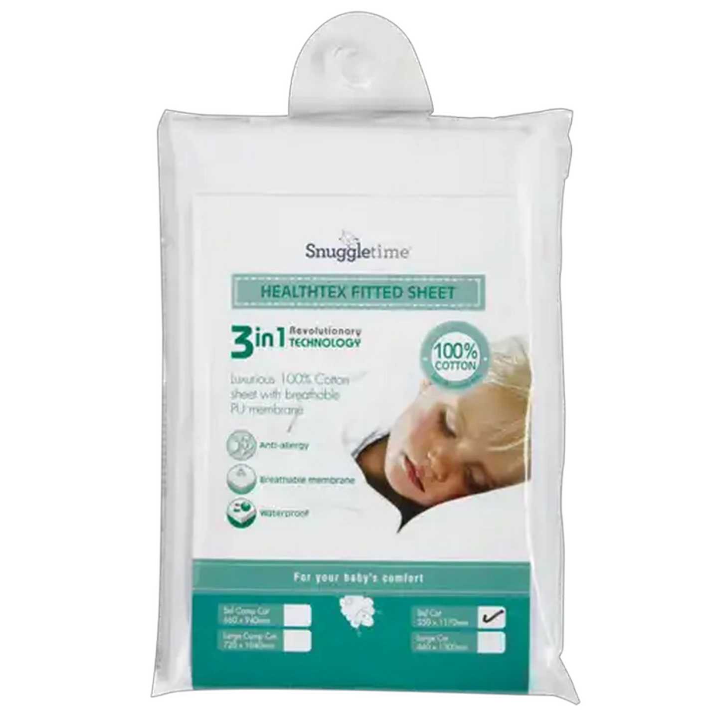 Image of Snuggletime Fitted Sheet Size 1