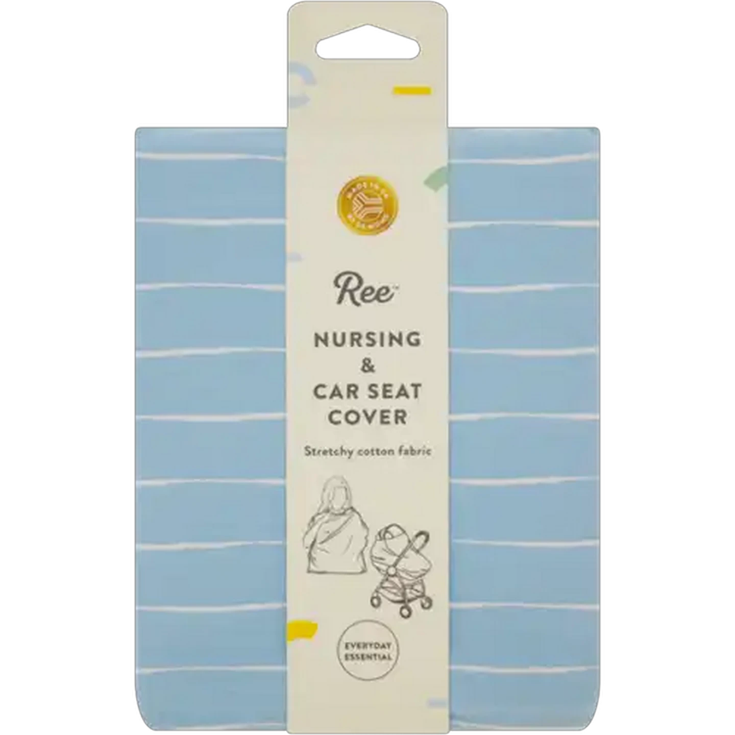 Image of Ree Blue Nursing & Car Seat Cover