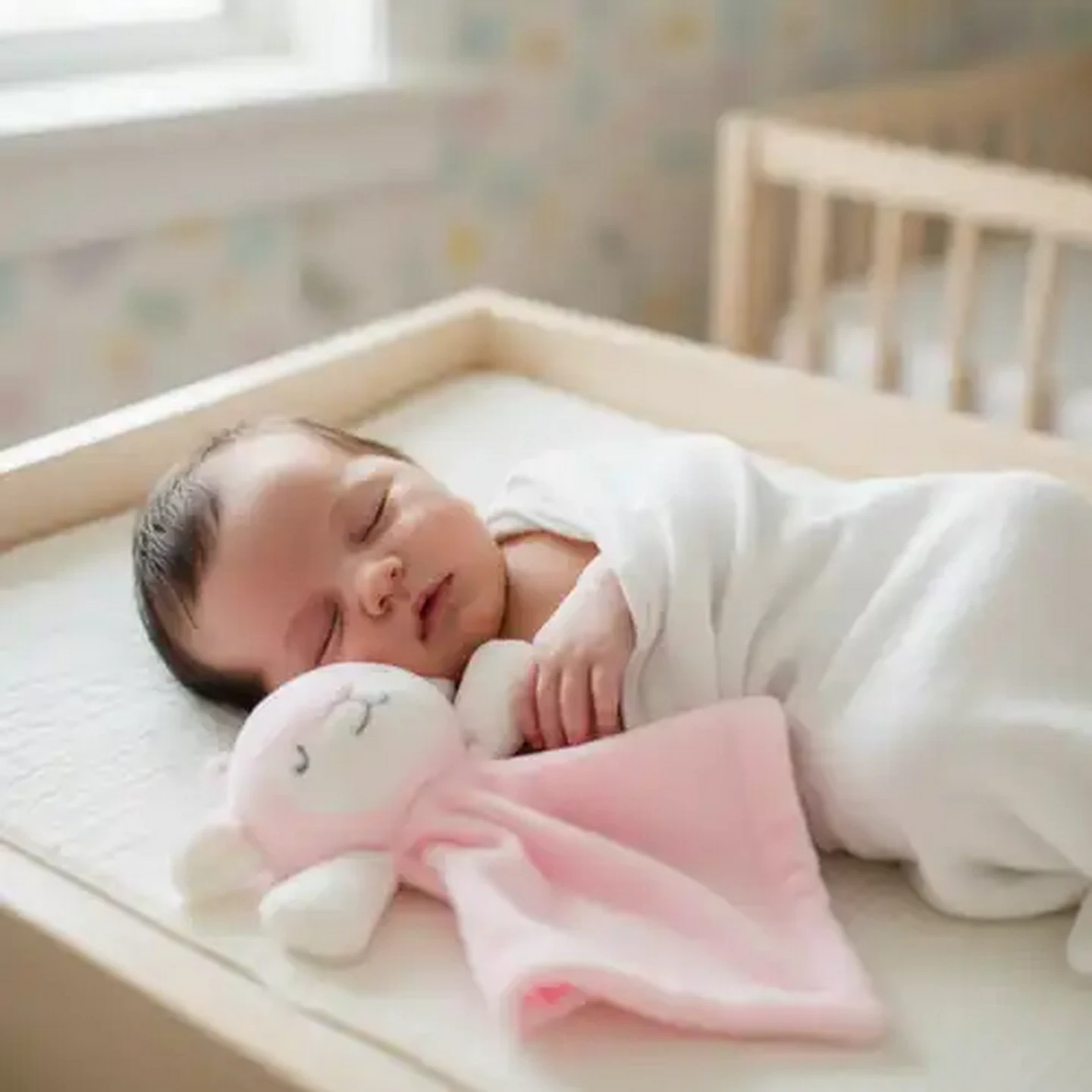 Image of Jolly Tots Basics Pink Comfort Teddy Blanket