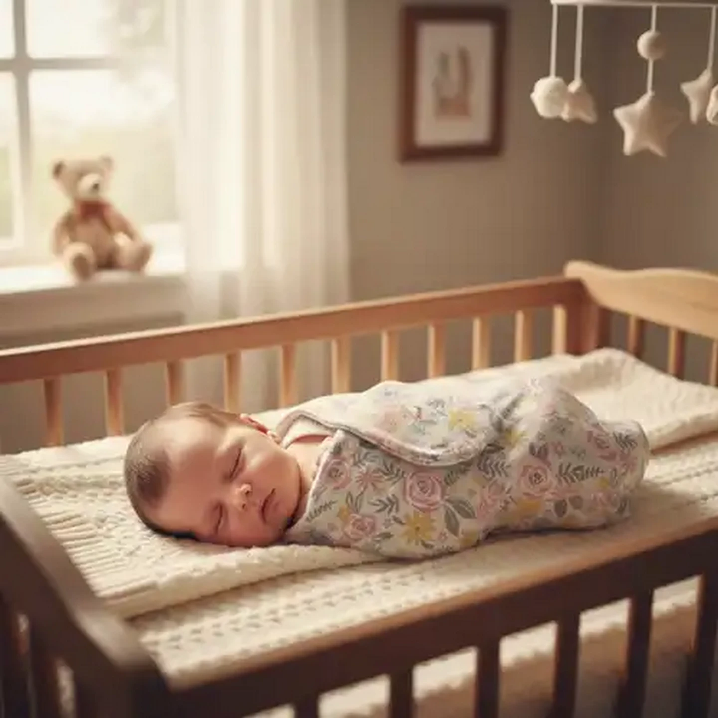 Image of Jolly Tots Basics Baby Swaddle (Design May Vary)