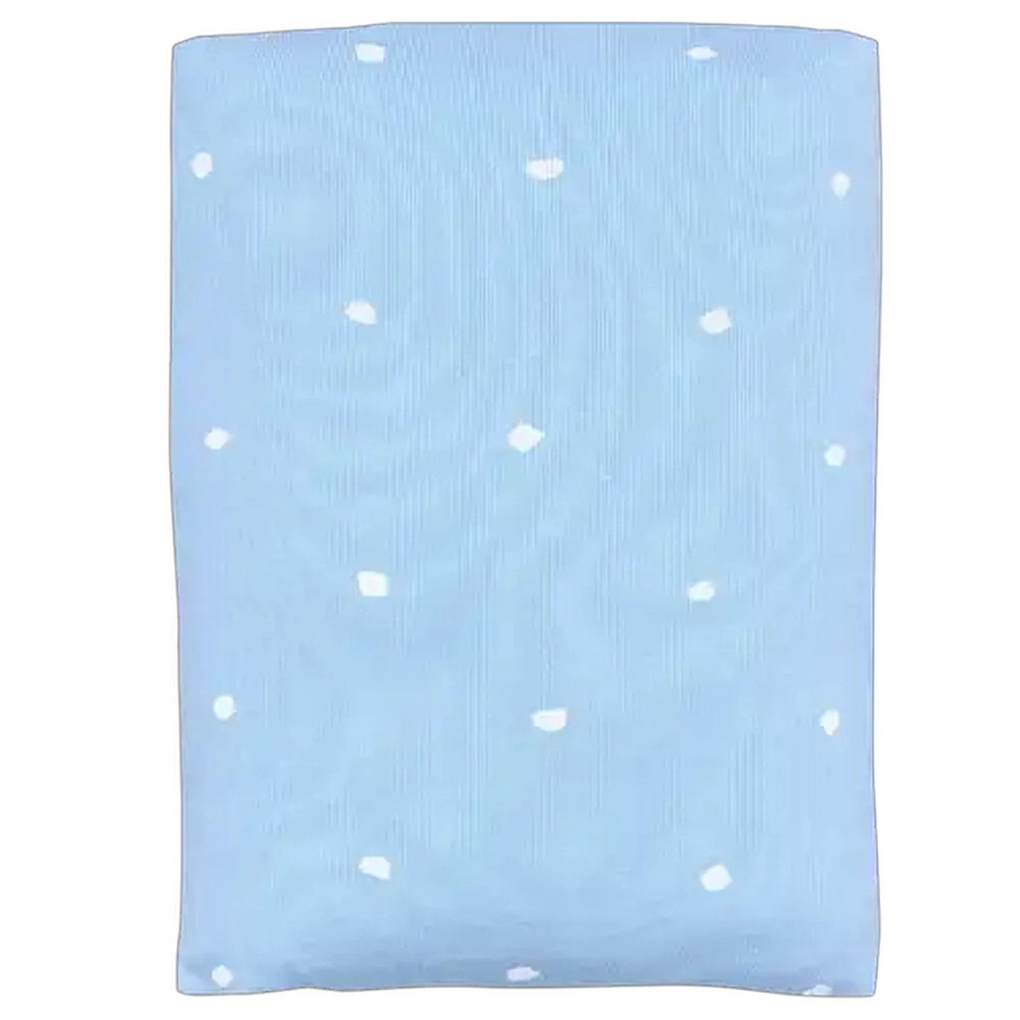 Image of Ree Collective Blue Dotted Cot Fitted Sheet