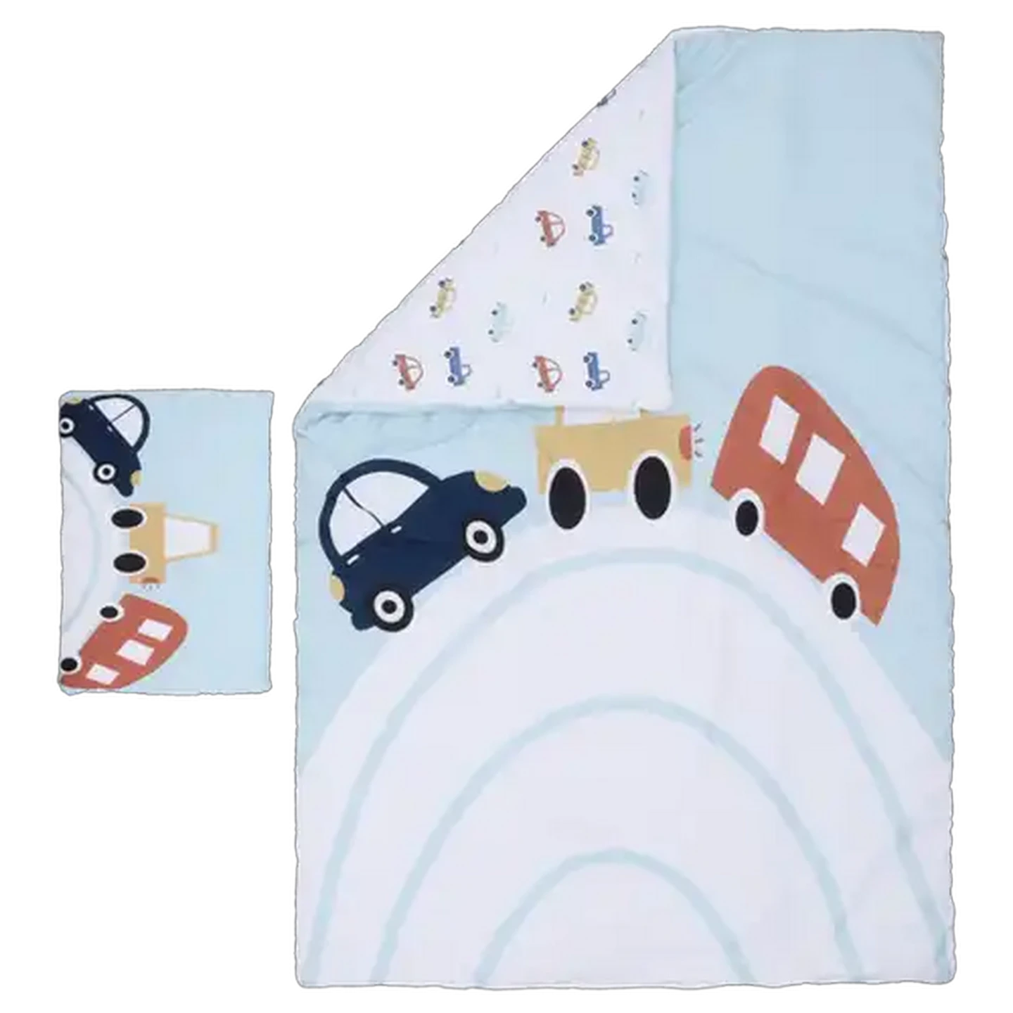 Image of Jolly Tots Buggy Soft Touch Comforter Set 3 Piece 75 x 110cm
