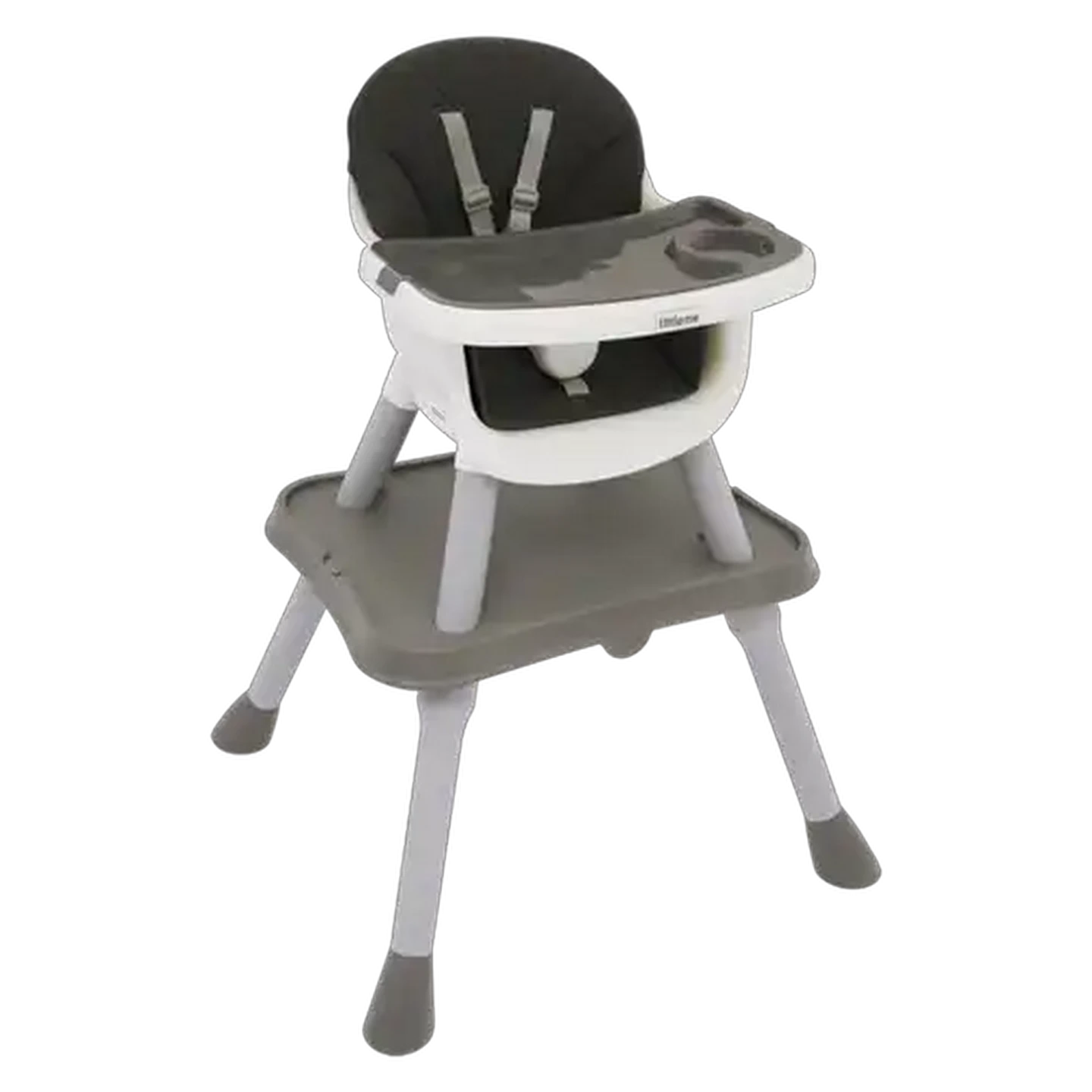 Image of Little Me White & Grey 3-in-1 Highchair