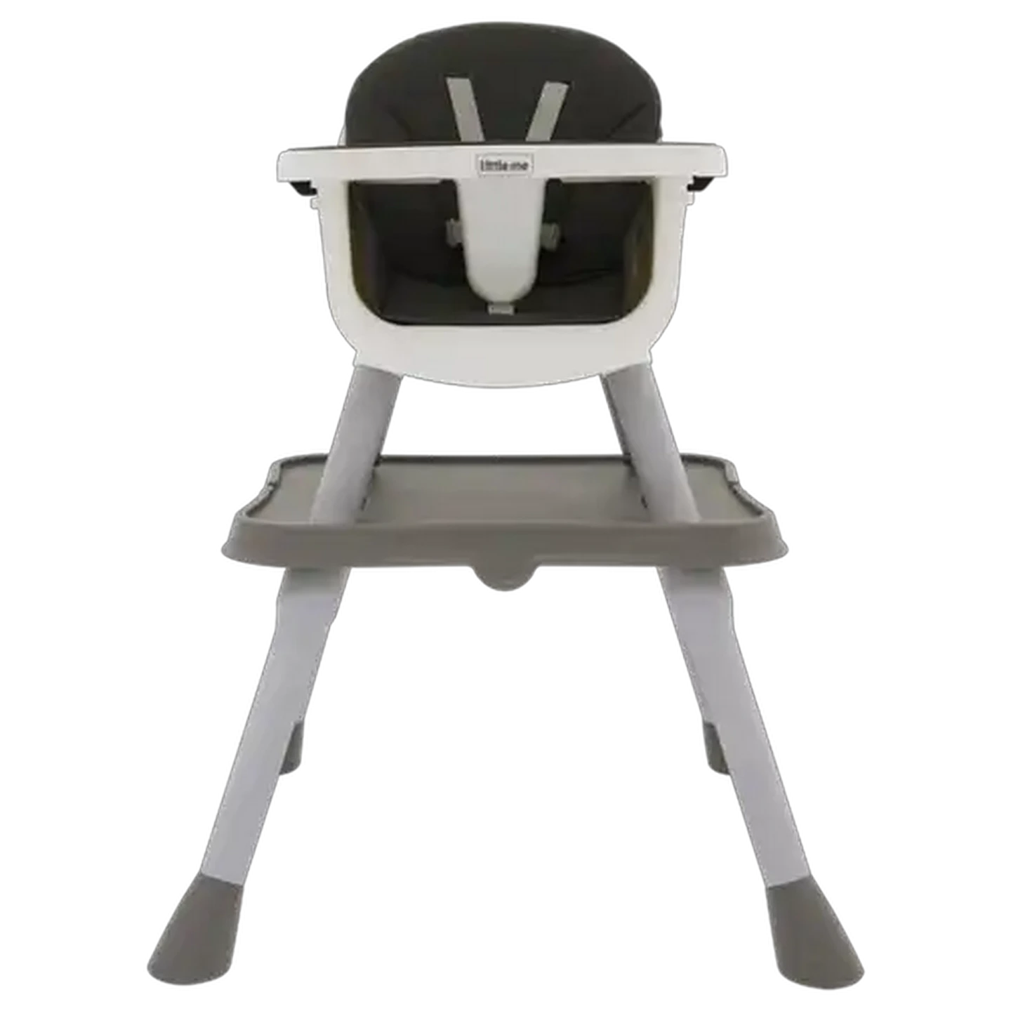 Image of Little Me White & Grey 3-in-1 Highchair