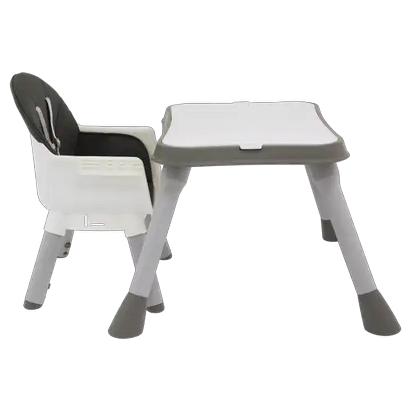 Image of Little Me White & Grey 3-in-1 Highchair