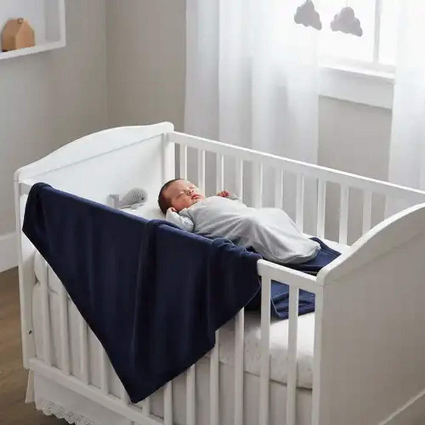 Image of Jolly Tots Basic Baby Blanket 75 x 100cm (Colour May Vary)