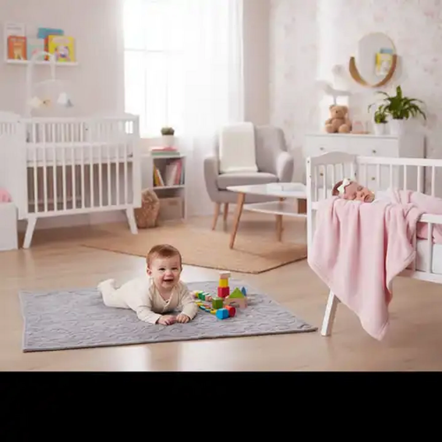Image of Jolly Tots Basic Baby Blanket 75 x 100cm (Colour May Vary)