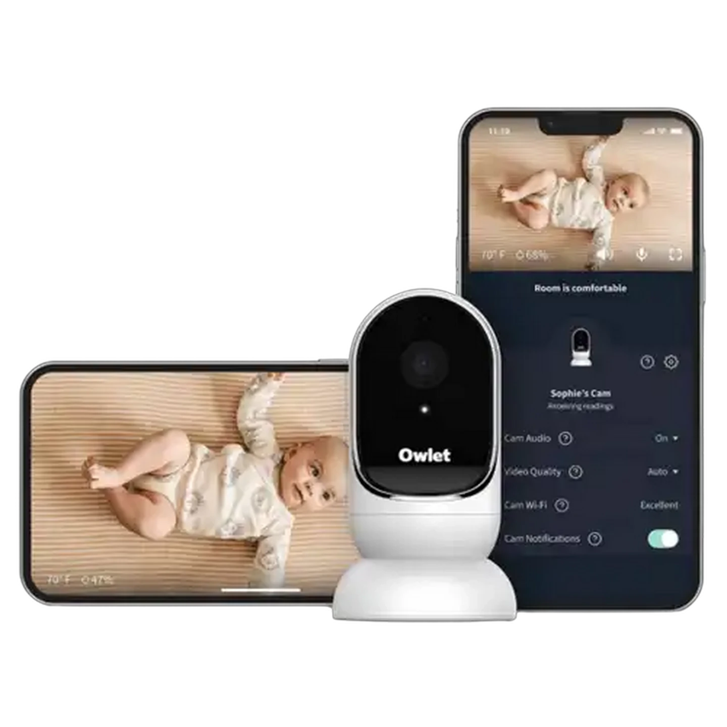 Image of Owlet Cam2 White Baby Monitor