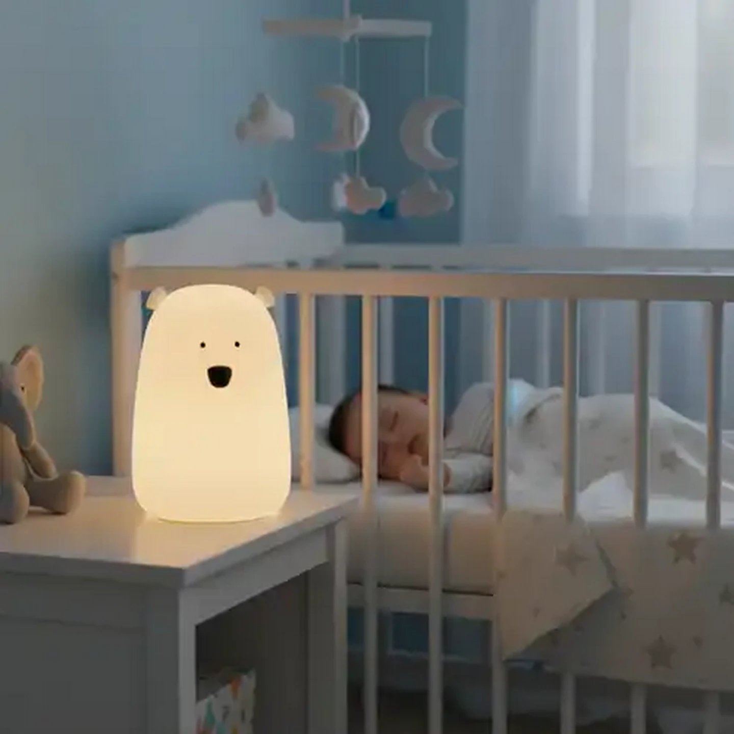Image of Jolly Tots Basics Rechargeable Soft Silicone LED Night Light