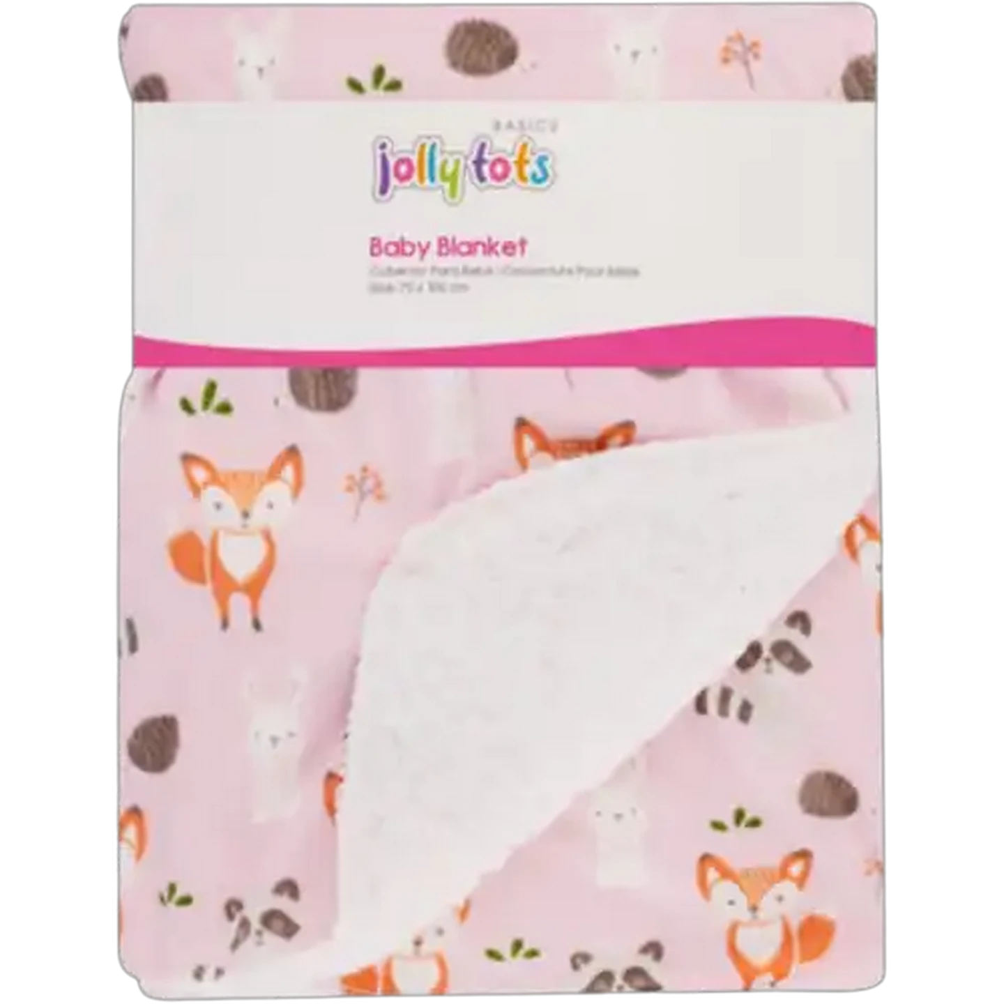 Image of Jolly Tots Basics Baby Blanket 75 x 100cm (Design May Vary)