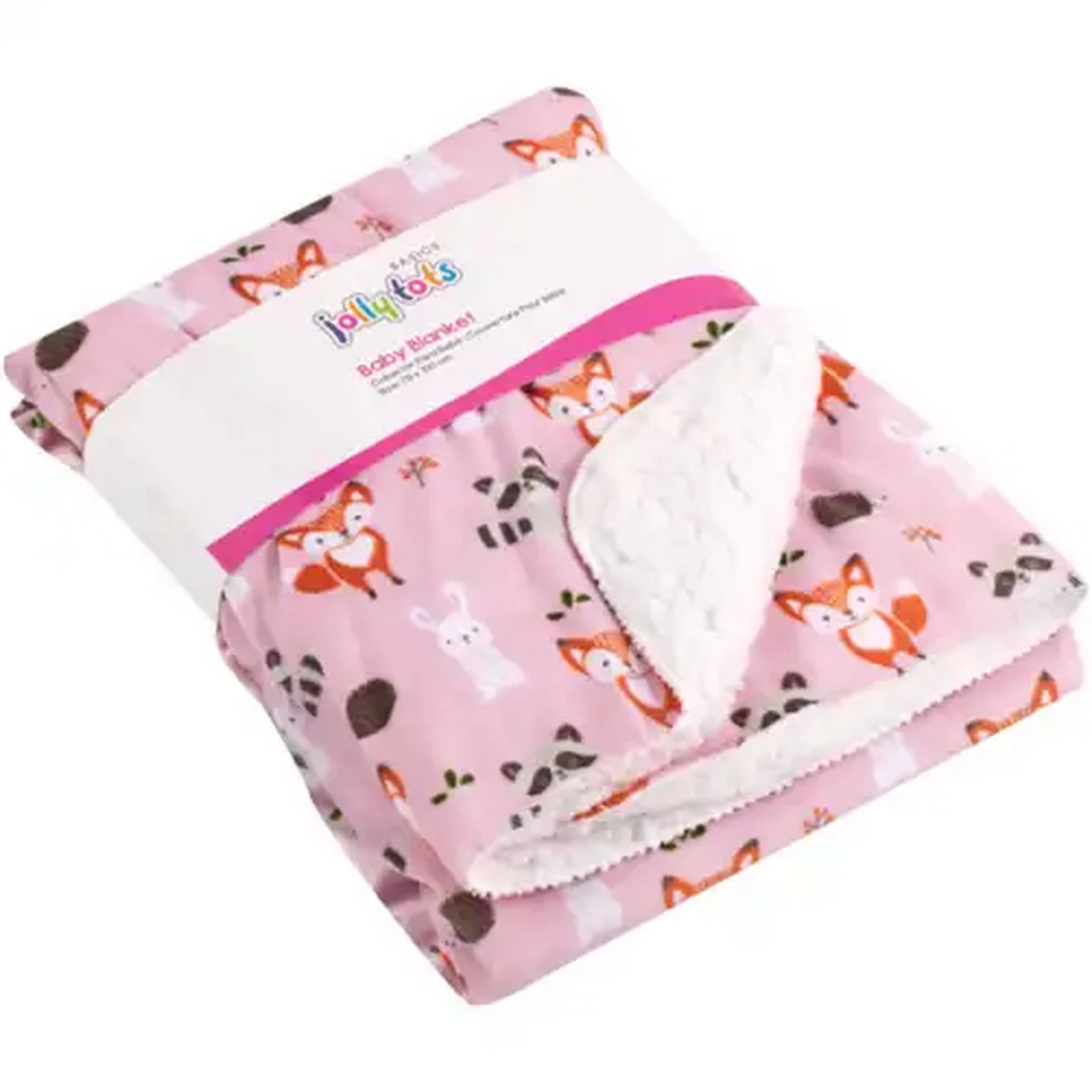 Image of Jolly Tots Basics Baby Blanket 75 x 100cm (Design May Vary)