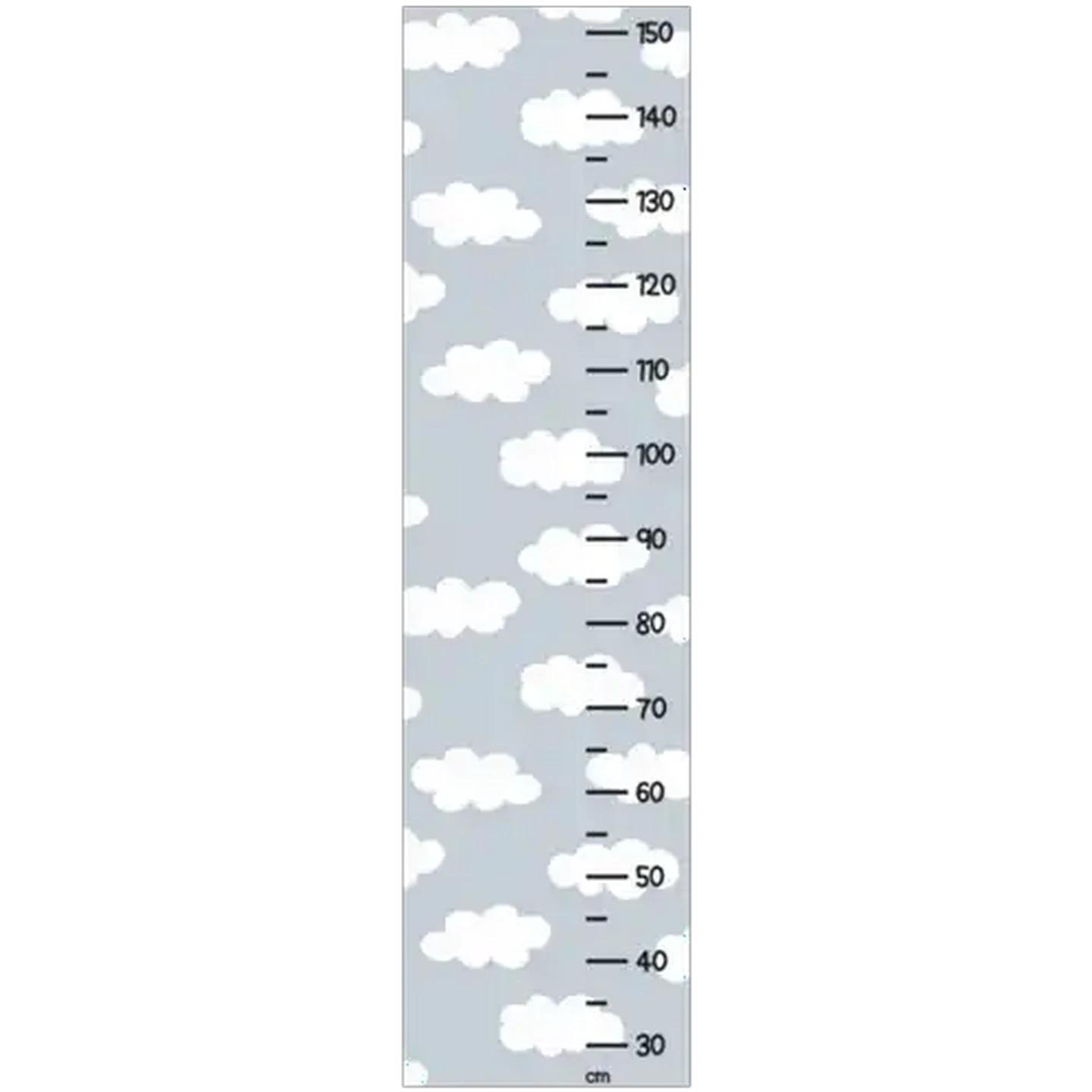 Image of StickIt Designs Blue Clouds Height Chart