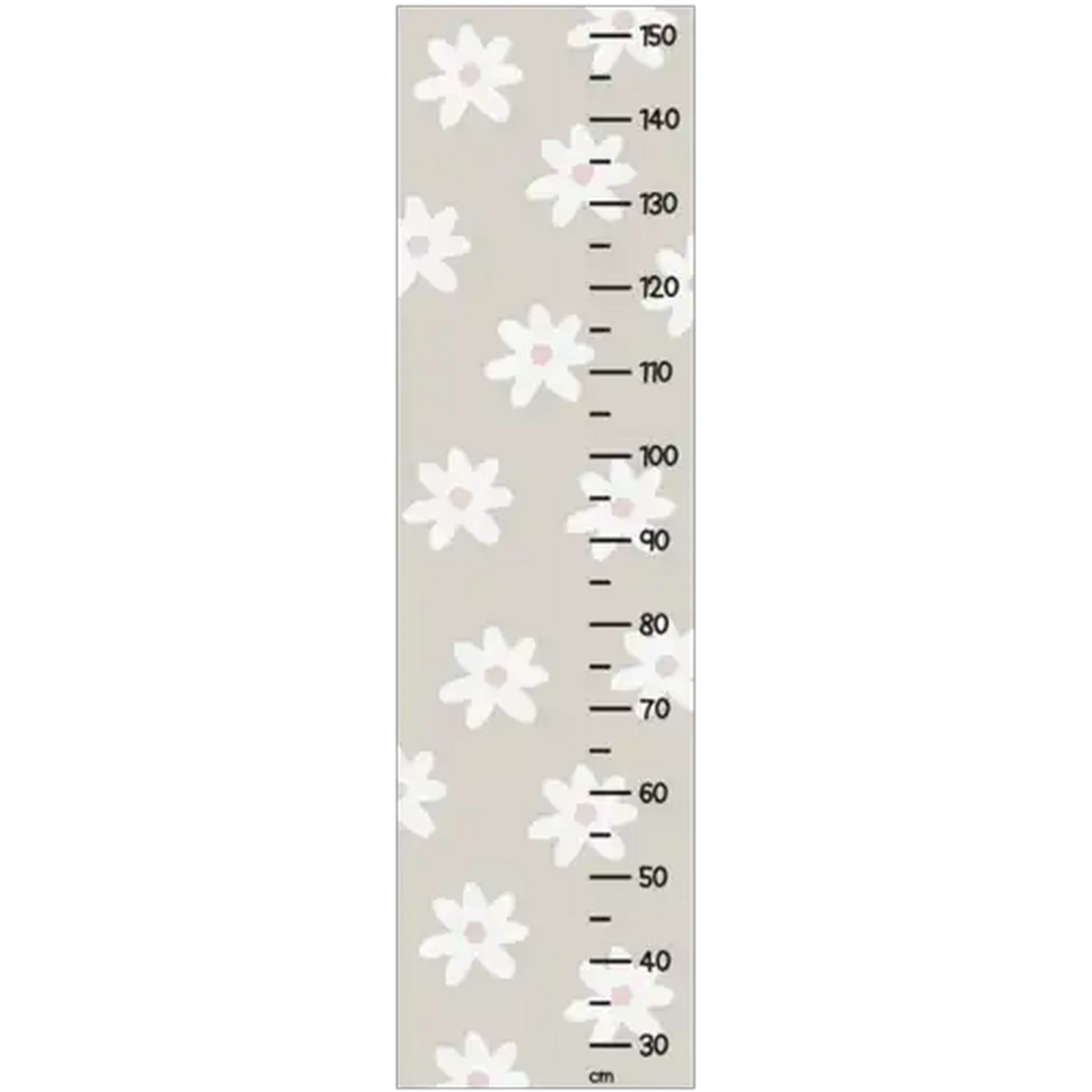 Image of StickIt Designs Blush And Sand Small Daisies Height Chart