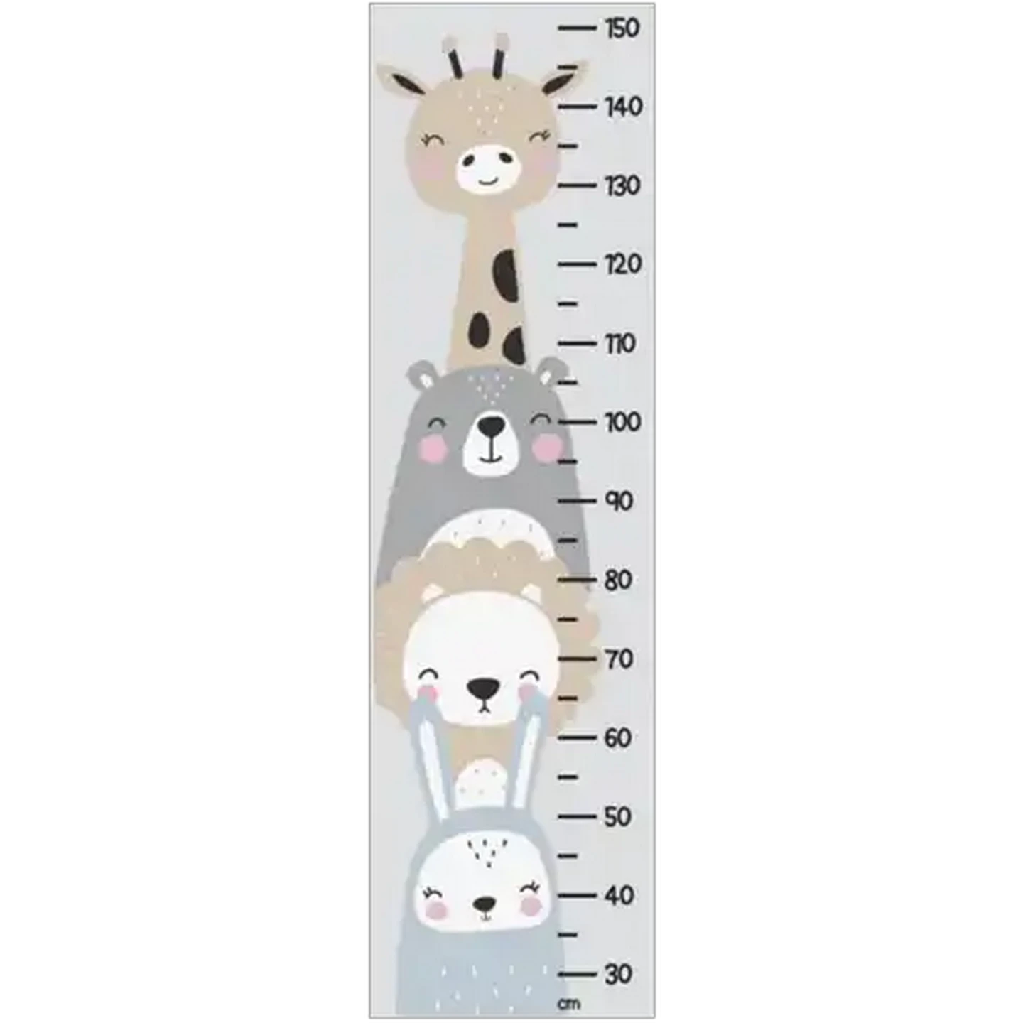 Image of StickIt Designs Peeking Friends Height Chart