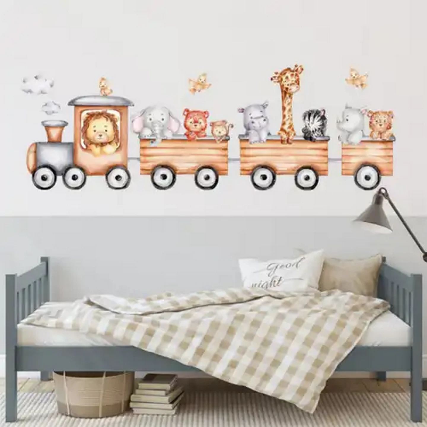 Image of StickIt Designs Animal Train Peel & Stick Wall Stickers