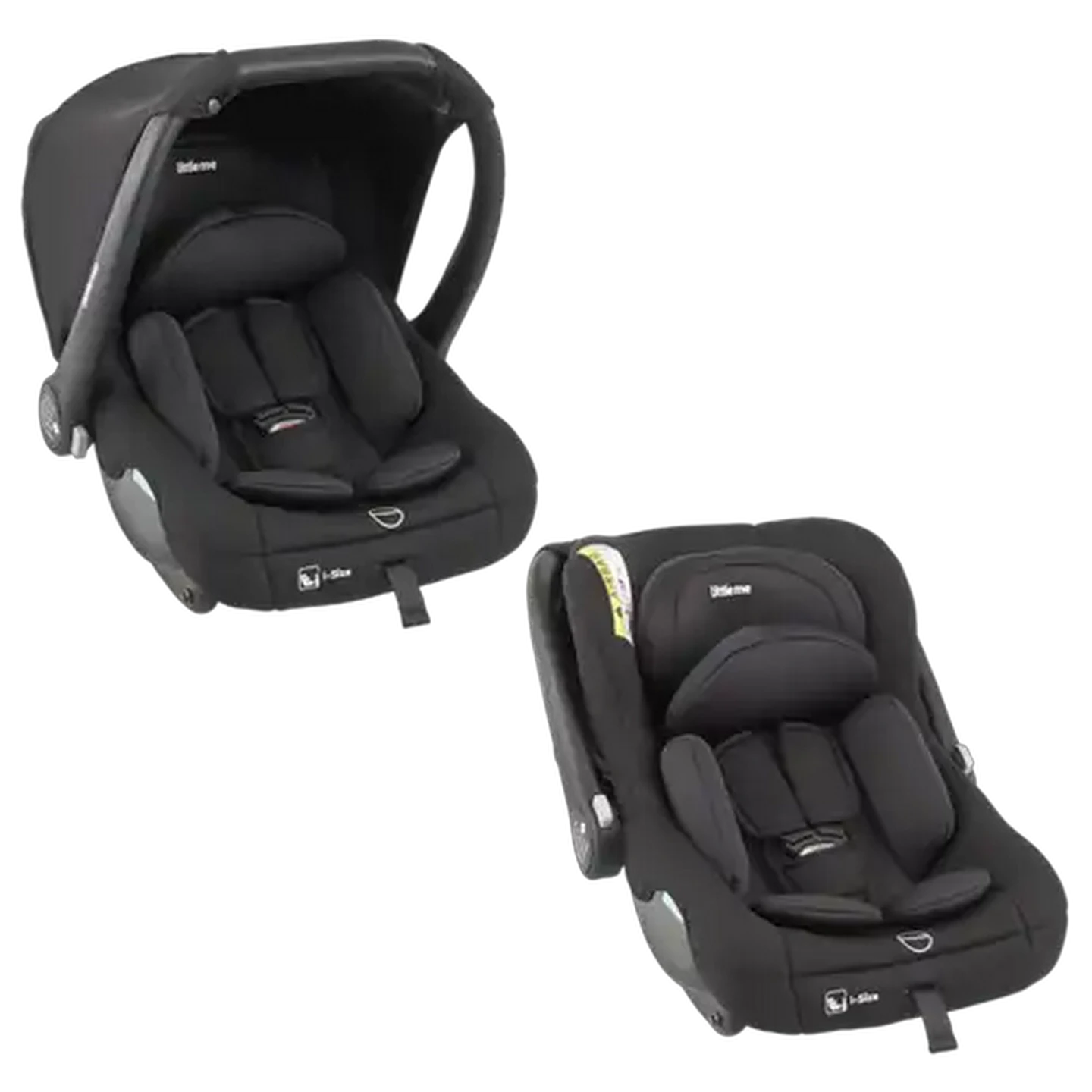 Image of Little Me Black I-Size Car Seat 40 - 75cm